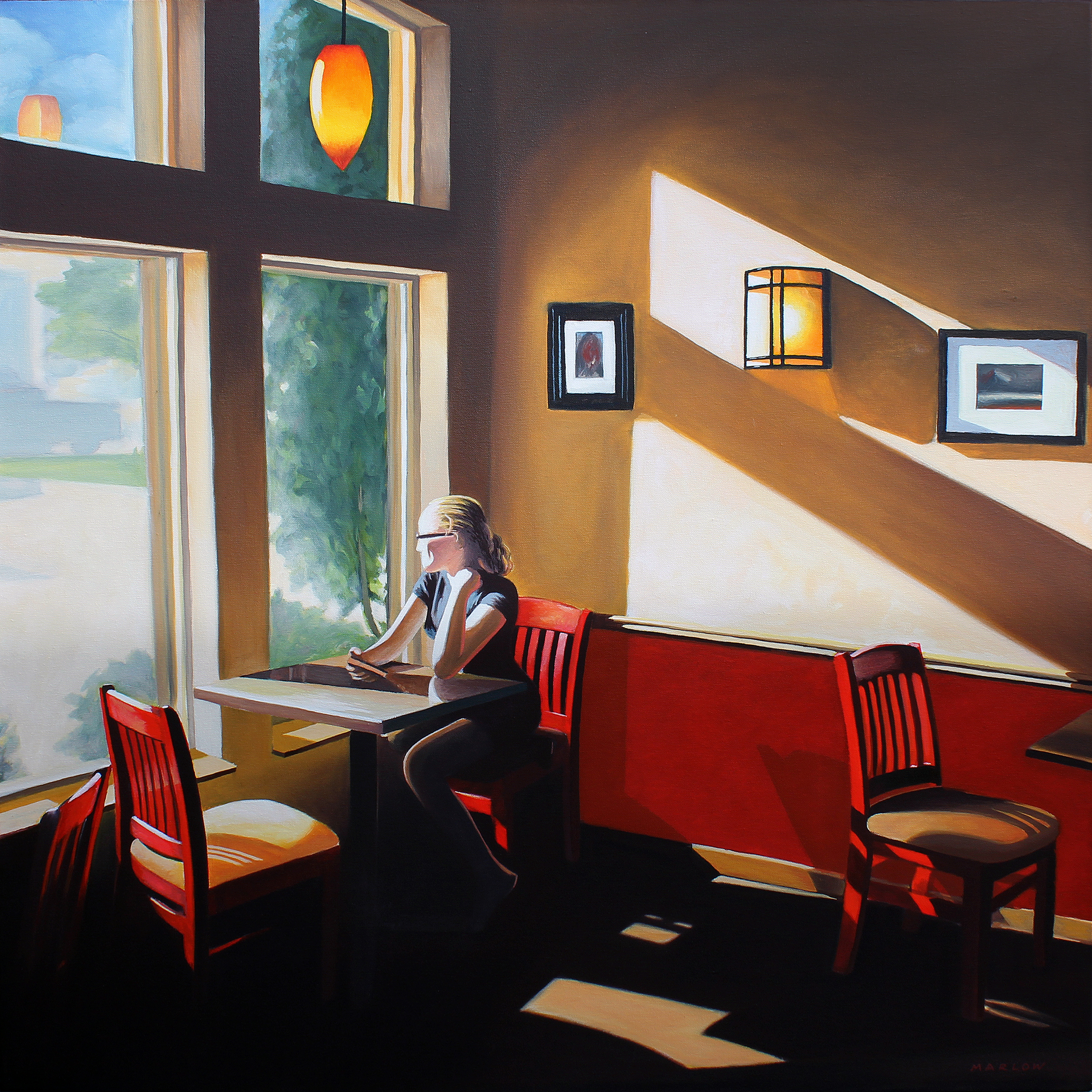 Sunlight in a Coffee Shop