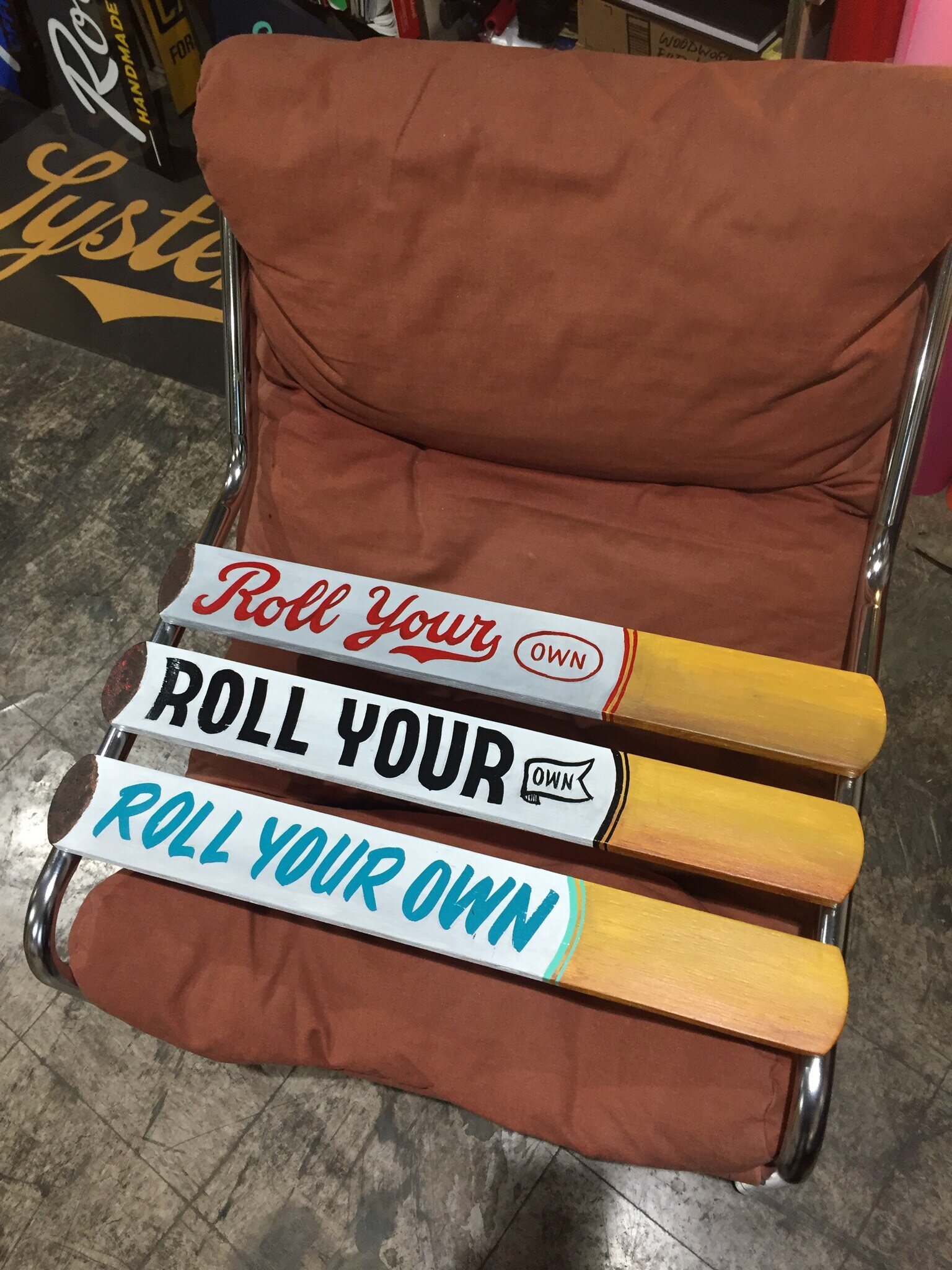 Roll Your Own Cigarettes Sign