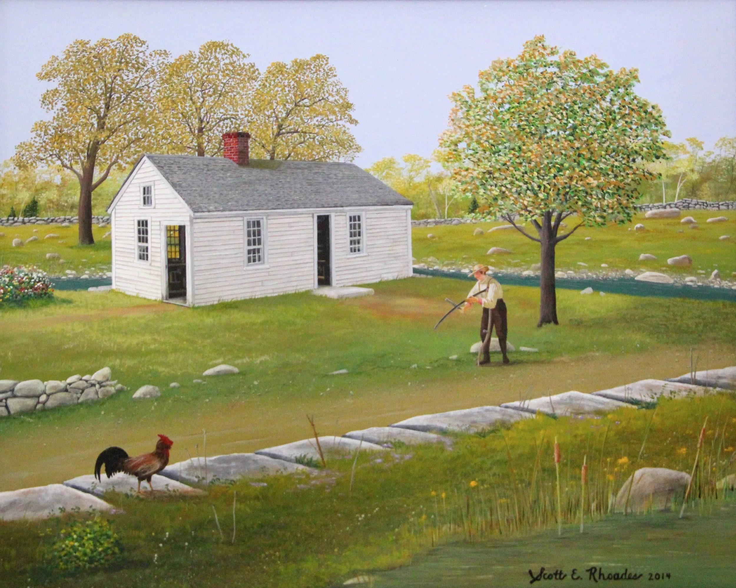 First Silk Mill 11" x 14" COMMISSIONED
