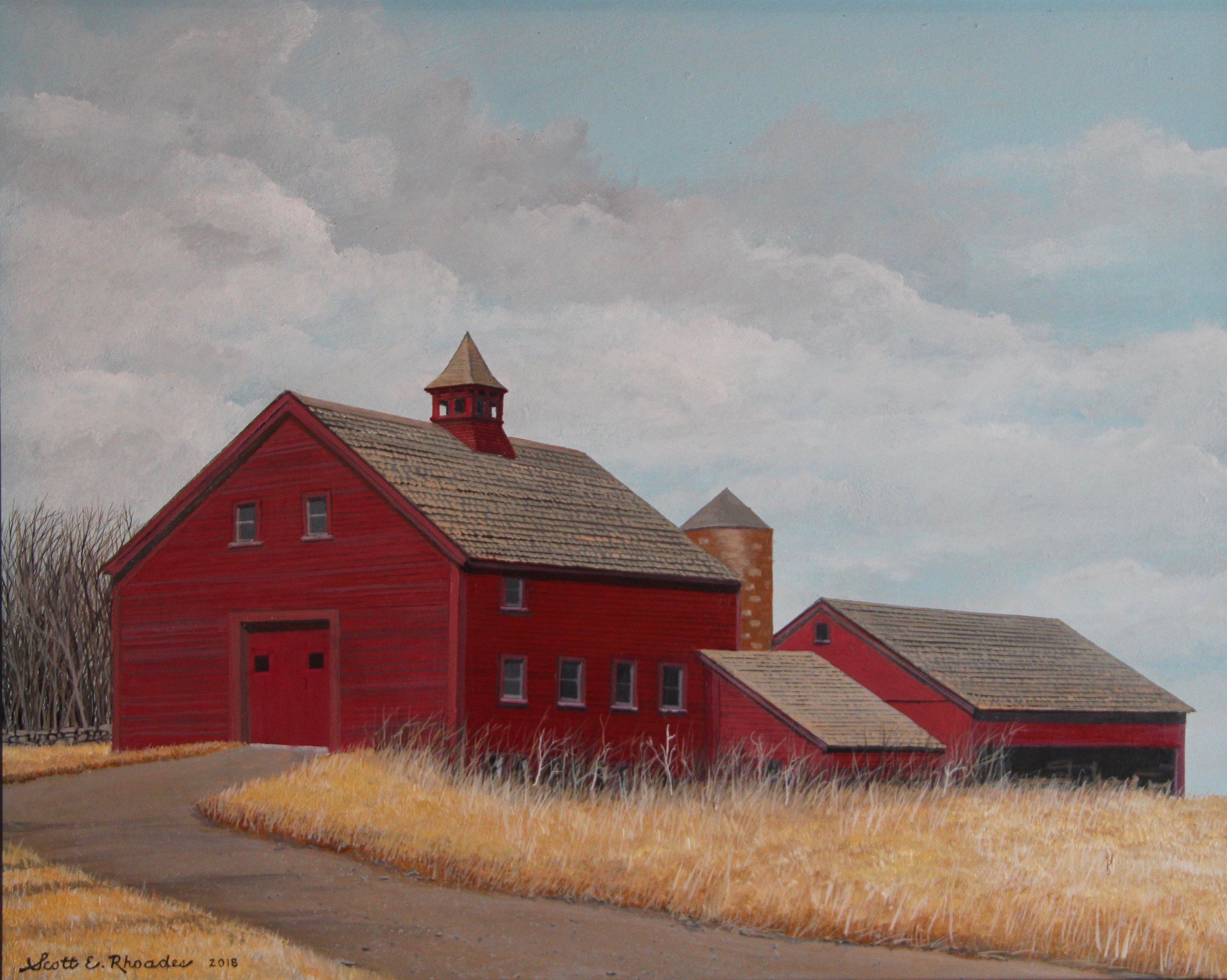 Vintage Horsebarn Hill Barn 11" x 14" SOLD
