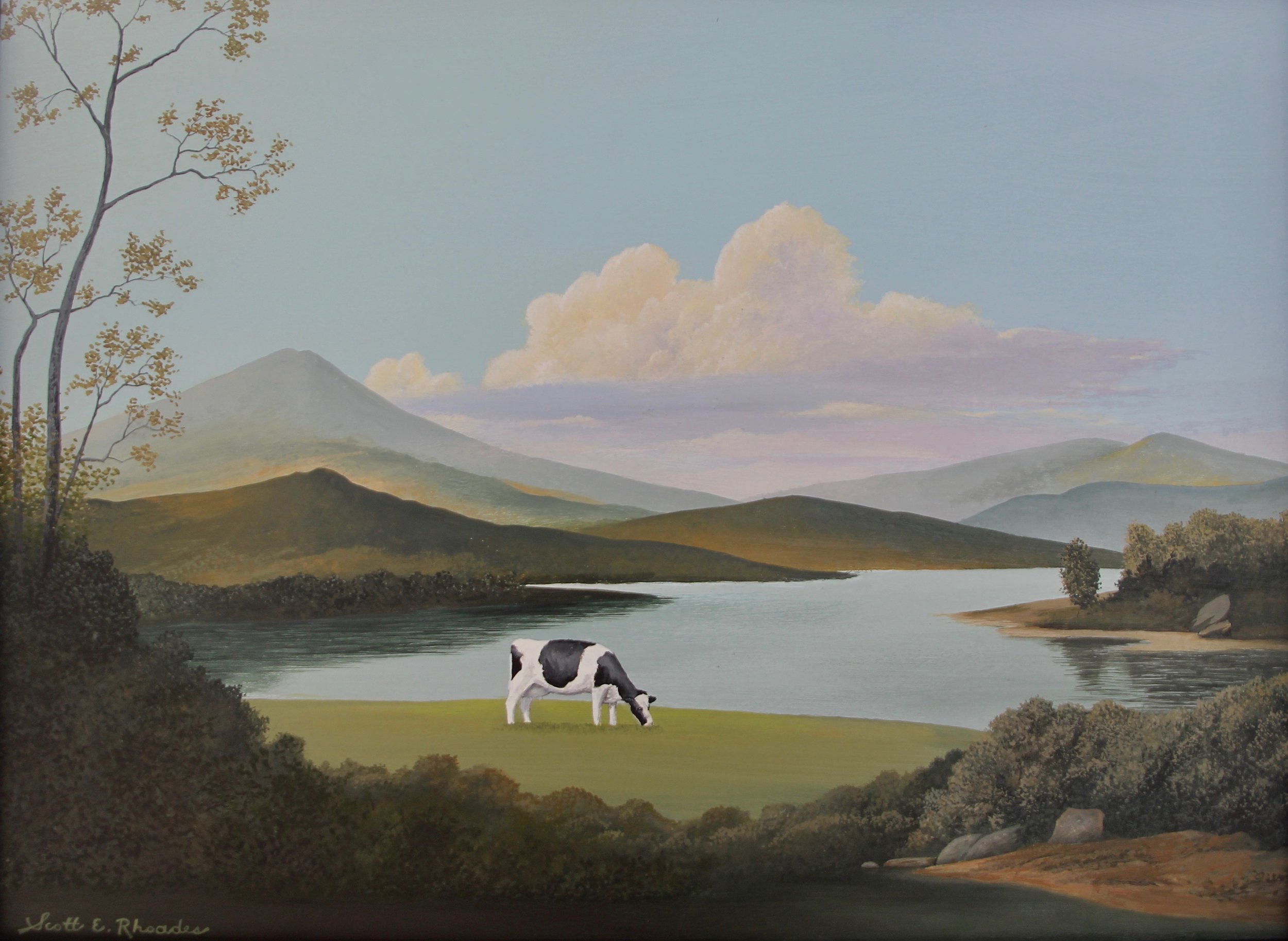Chewing the Scenery, 12" x 16" $900.