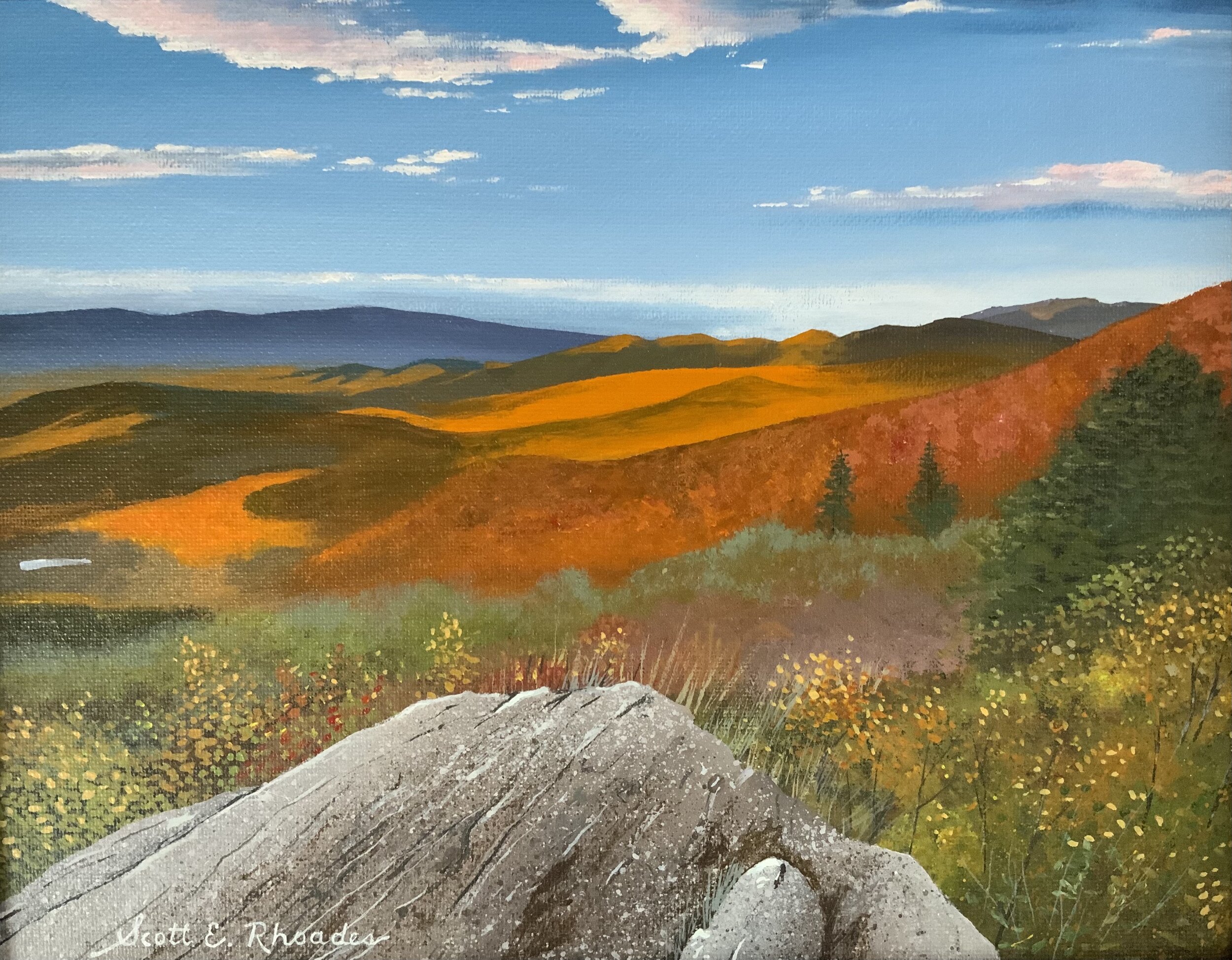 Shenandoah Color  9" x 12"  $275.