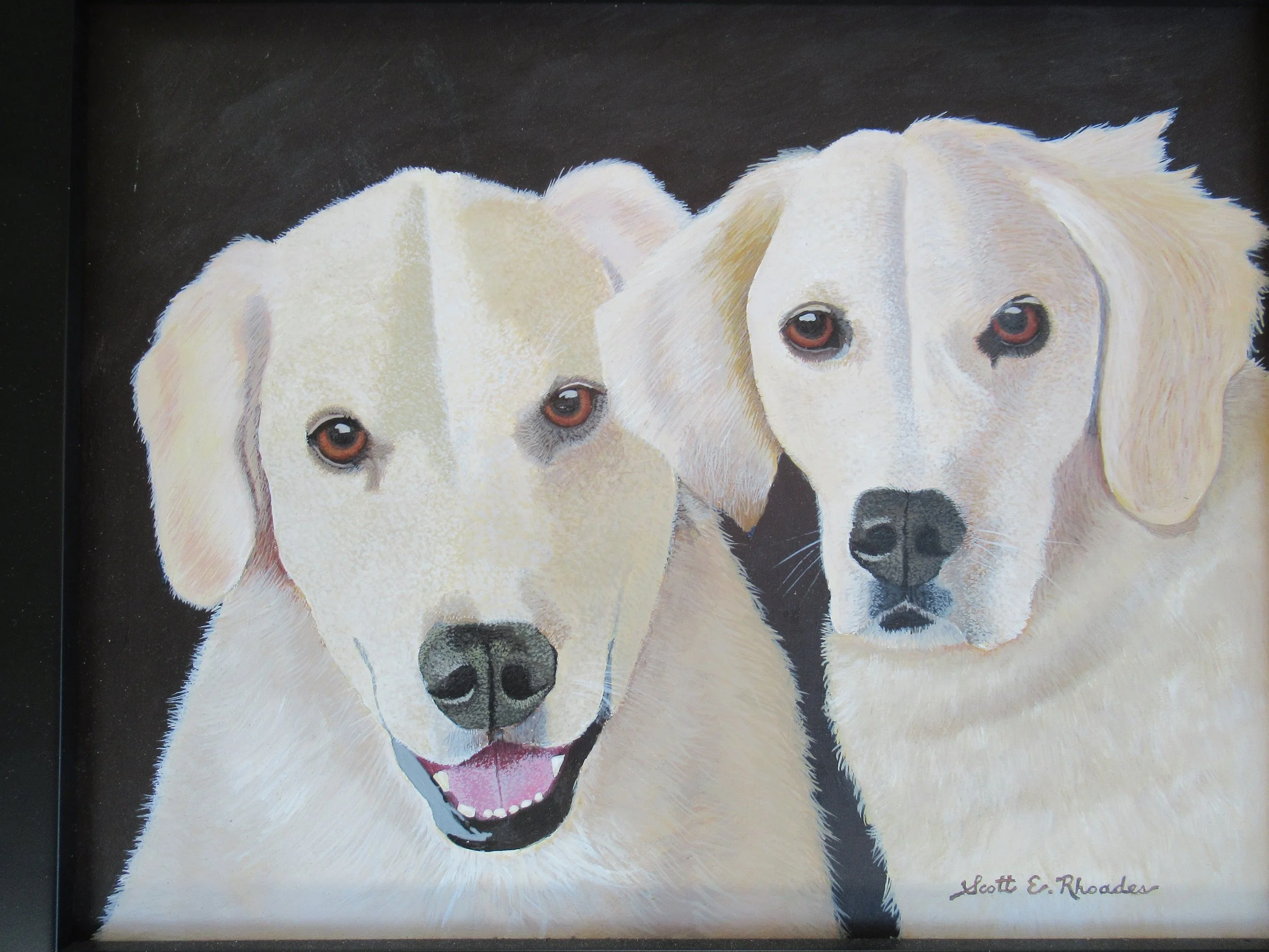 Close Buddies  11" x 14"   Commissioned