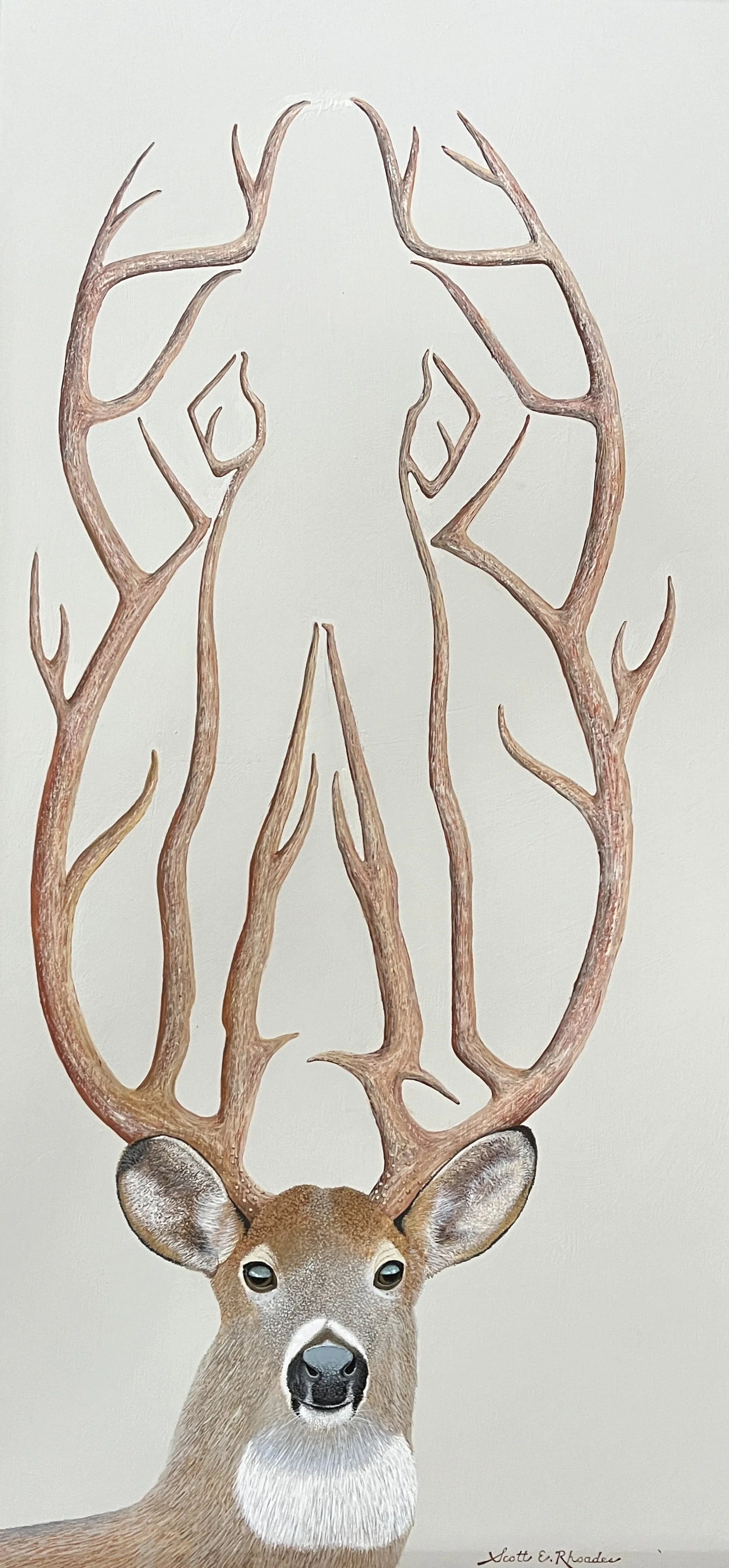 I Am Strong, 12" x 24"  Sold