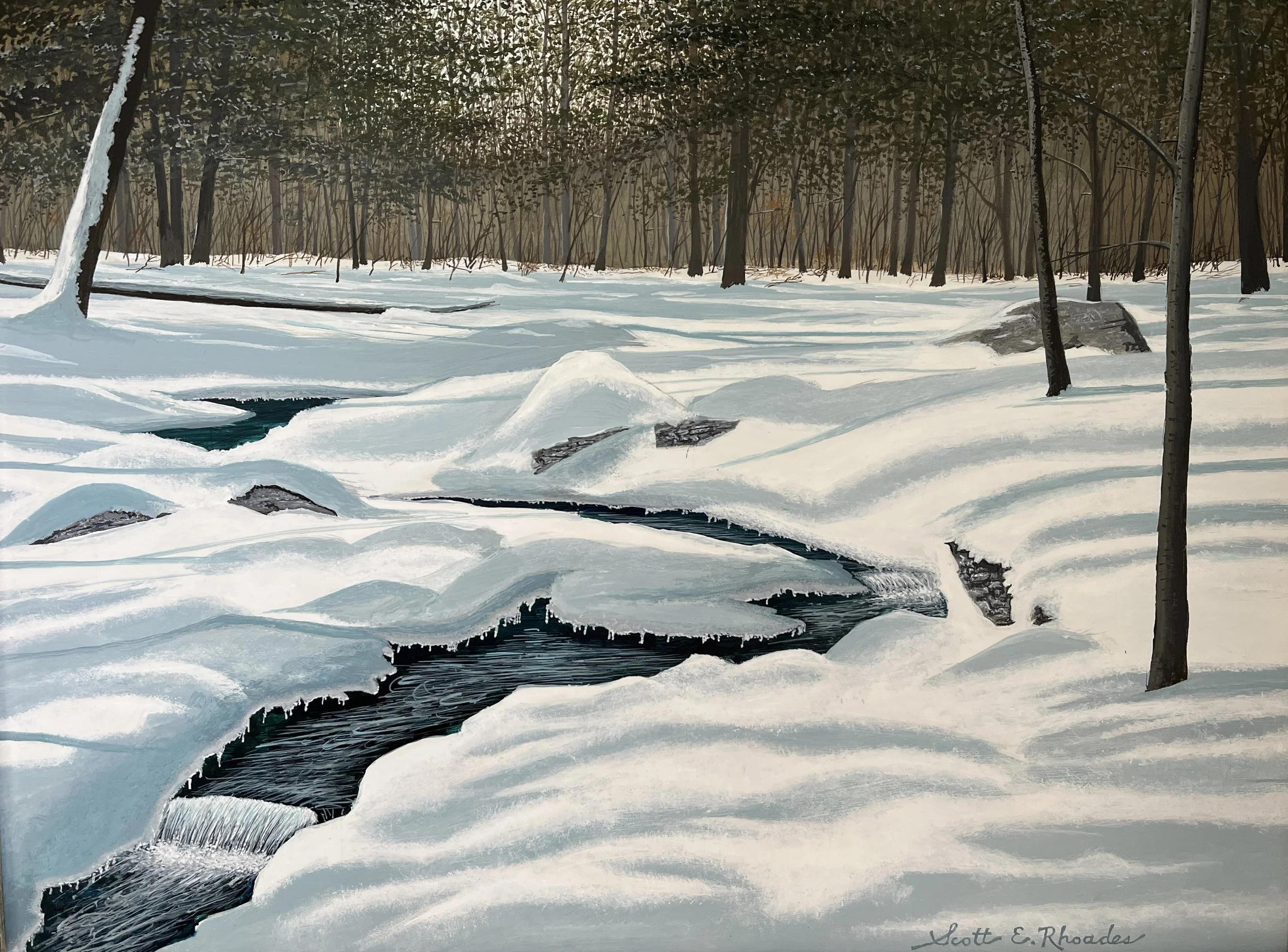 Streaming 11" x 14"   $850.