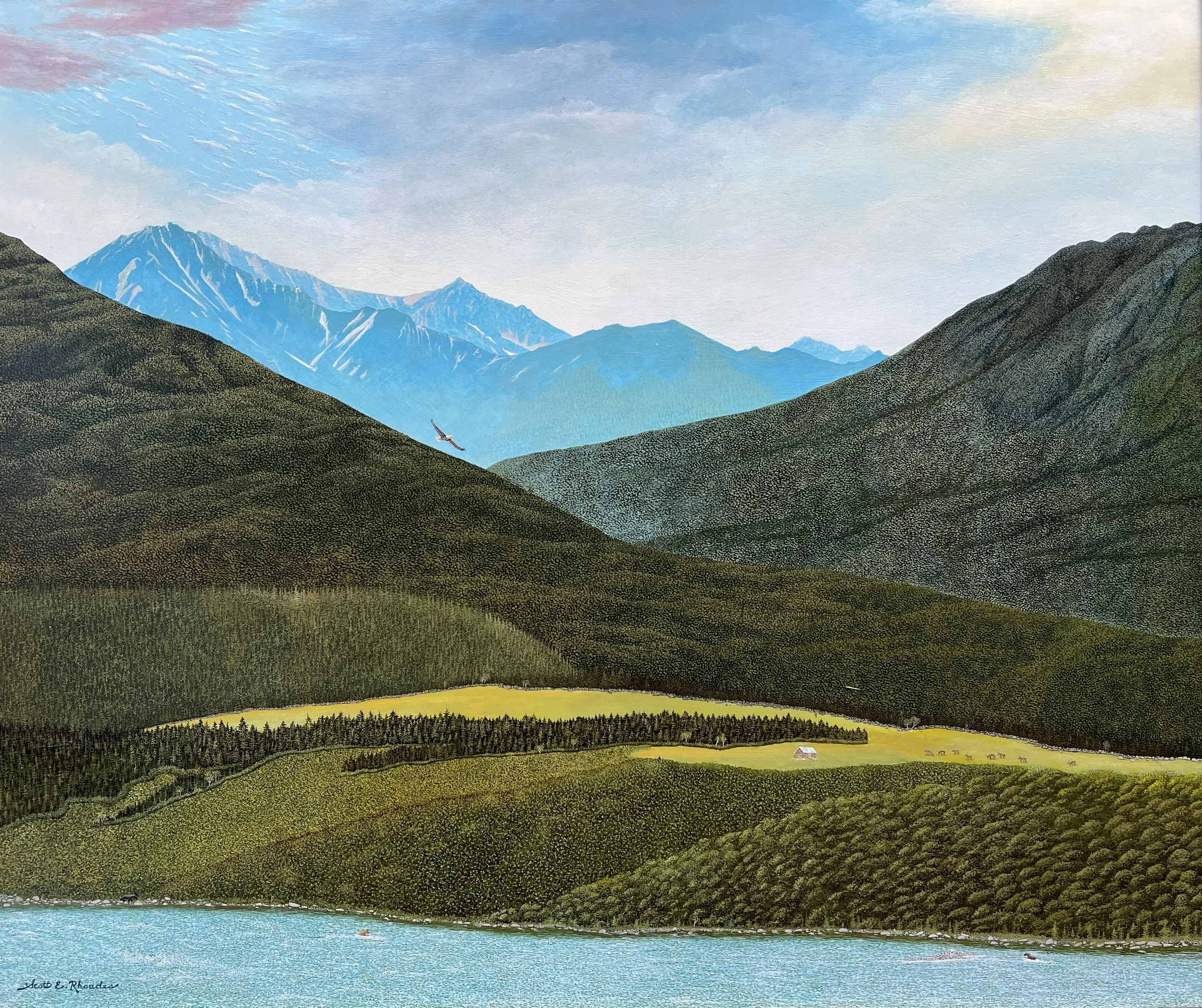 My Brothers Backyard, 30" x 35", $5500.