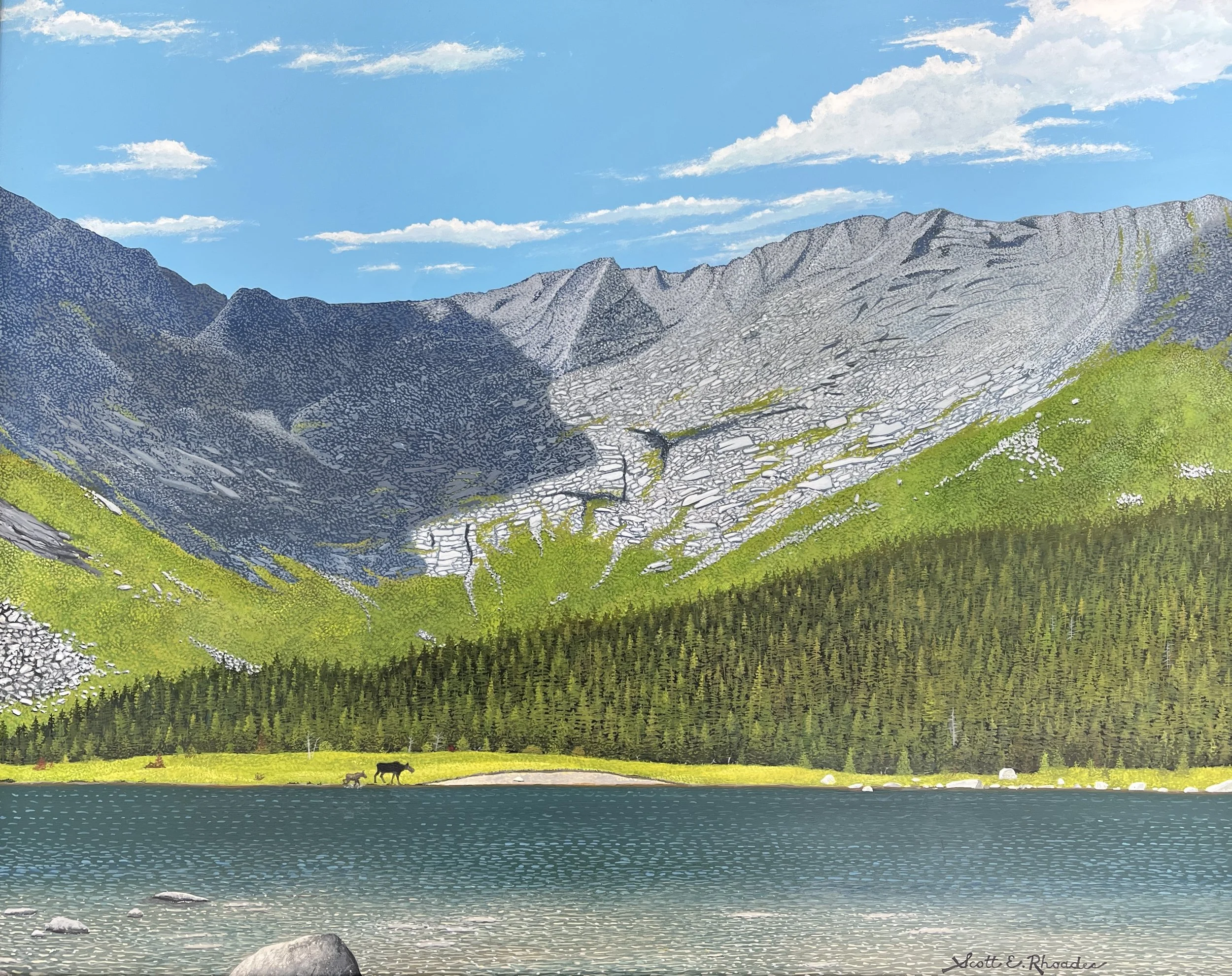 Chimney Pond, 16in x 20in, $4200.