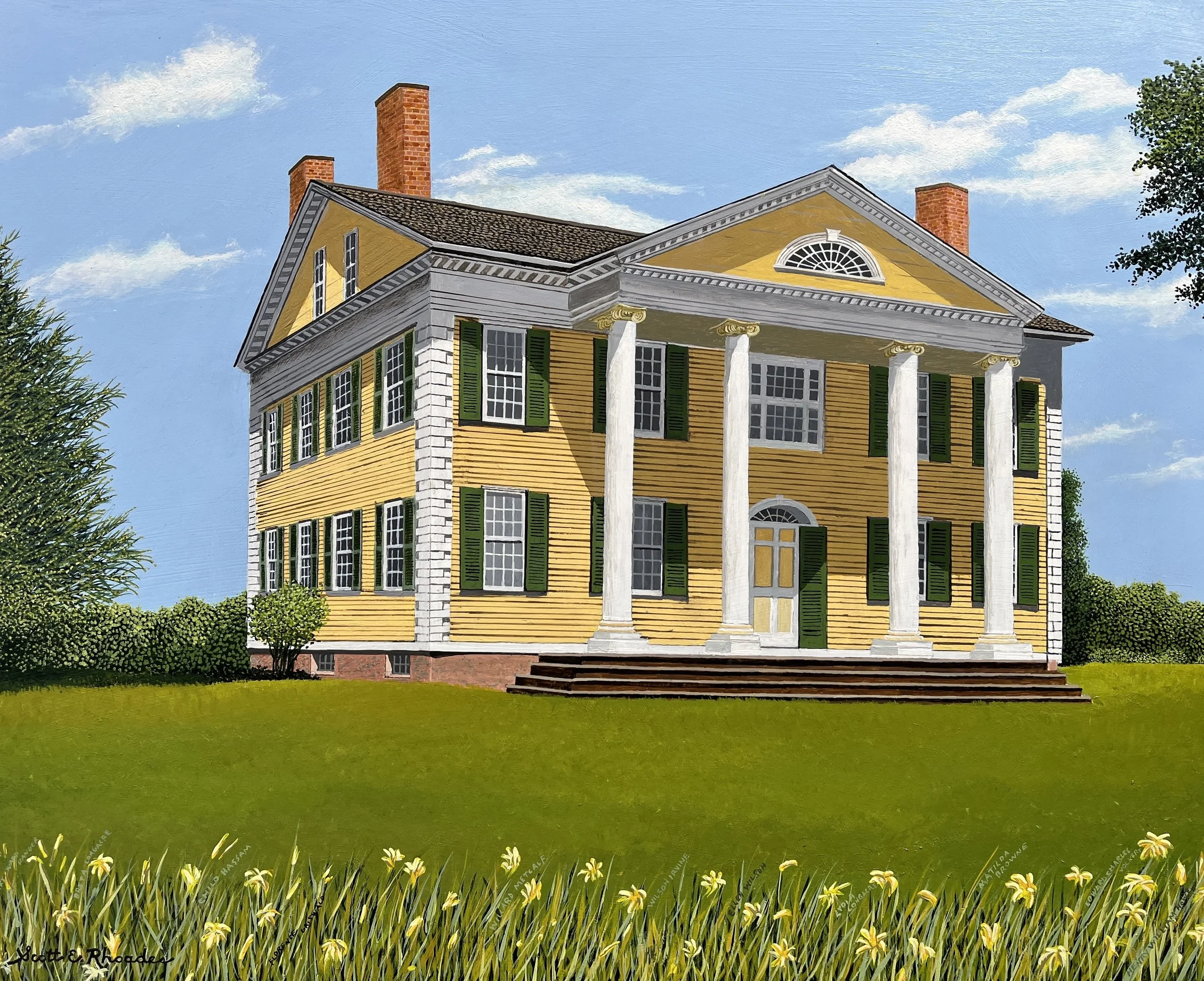 Florence Griswold Museum, 18in x 24in,  $2000.