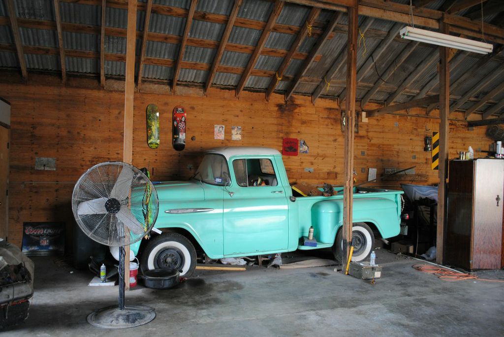 Nate's Truck and equipment before moving everything out