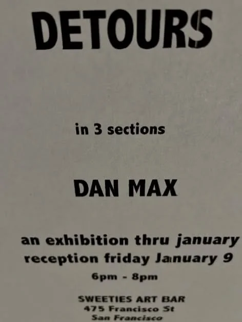 It&rsquo;s January 2 and it&rsquo;s North Beach First Friday&hellip; bundle up and head on out. We have Vince Latiano&lsquo;s trio playing jazz from 6 PM to 9 PM and the new art from Dan Max.  And if you&rsquo;re going sober for January, we have a se