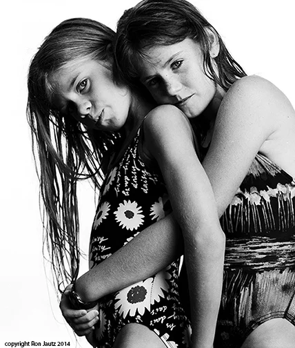 Portrait of April & Katherine, part of my "Let Kids Be Kids" series.