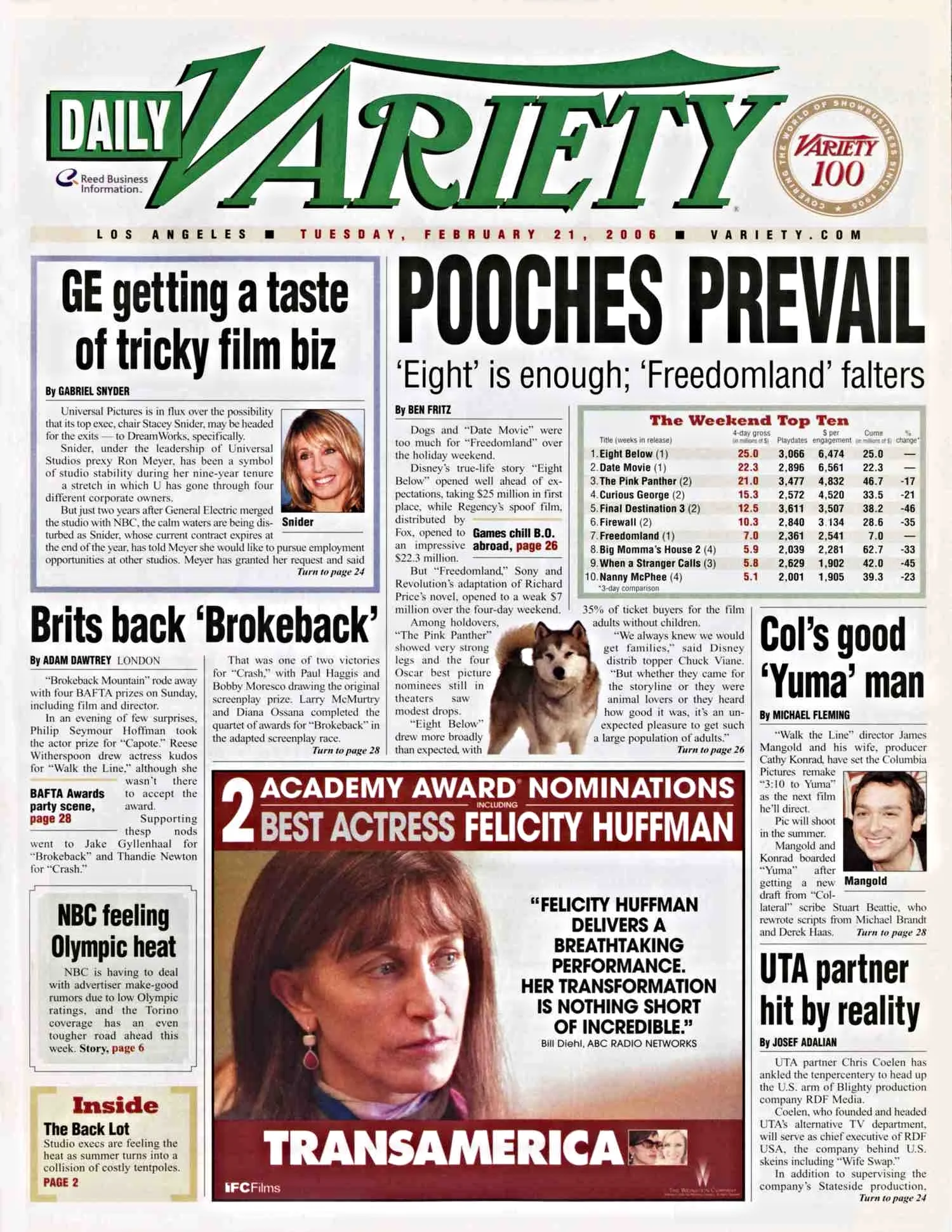 Variety: 'Lady' Tome Finds Match at New Line