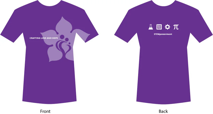 Crafting Love and Hope T-shirt Design