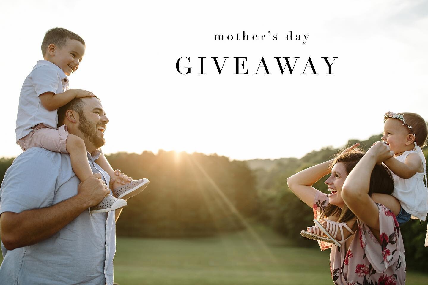 ✨ GIVEAWAY! ✨
So excited to treat one family to a free photo Mother&rsquo;s Day Special session. Celebrating motherhood is my heart, and I am excited to document one of you and yours! To read all the details or sign up for a spot yourself, head to th