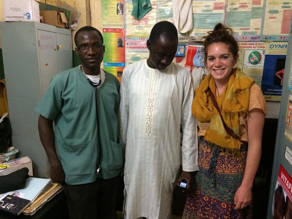 Yssouf Kone, MD, Karamoko (checking his phone per usual) and Eliza in one of the exam rooms that we built 5 years ago at the Hope Clinic - used to take care of HIV patients in the first-ever "HIV clinic in an infirmary" in West Africa. Built with significant support from Gilead Foundation and our donors.