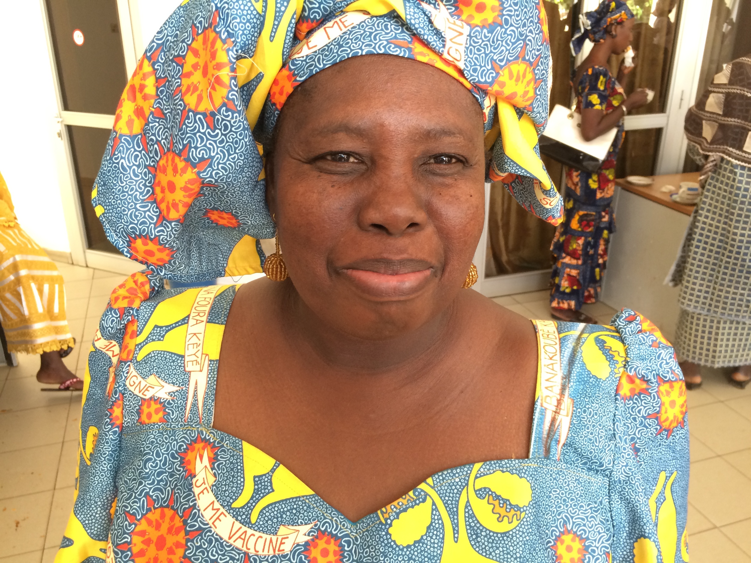 Mme Fatoumata Badiallo Diarra, President of the Sikoro women's group ,