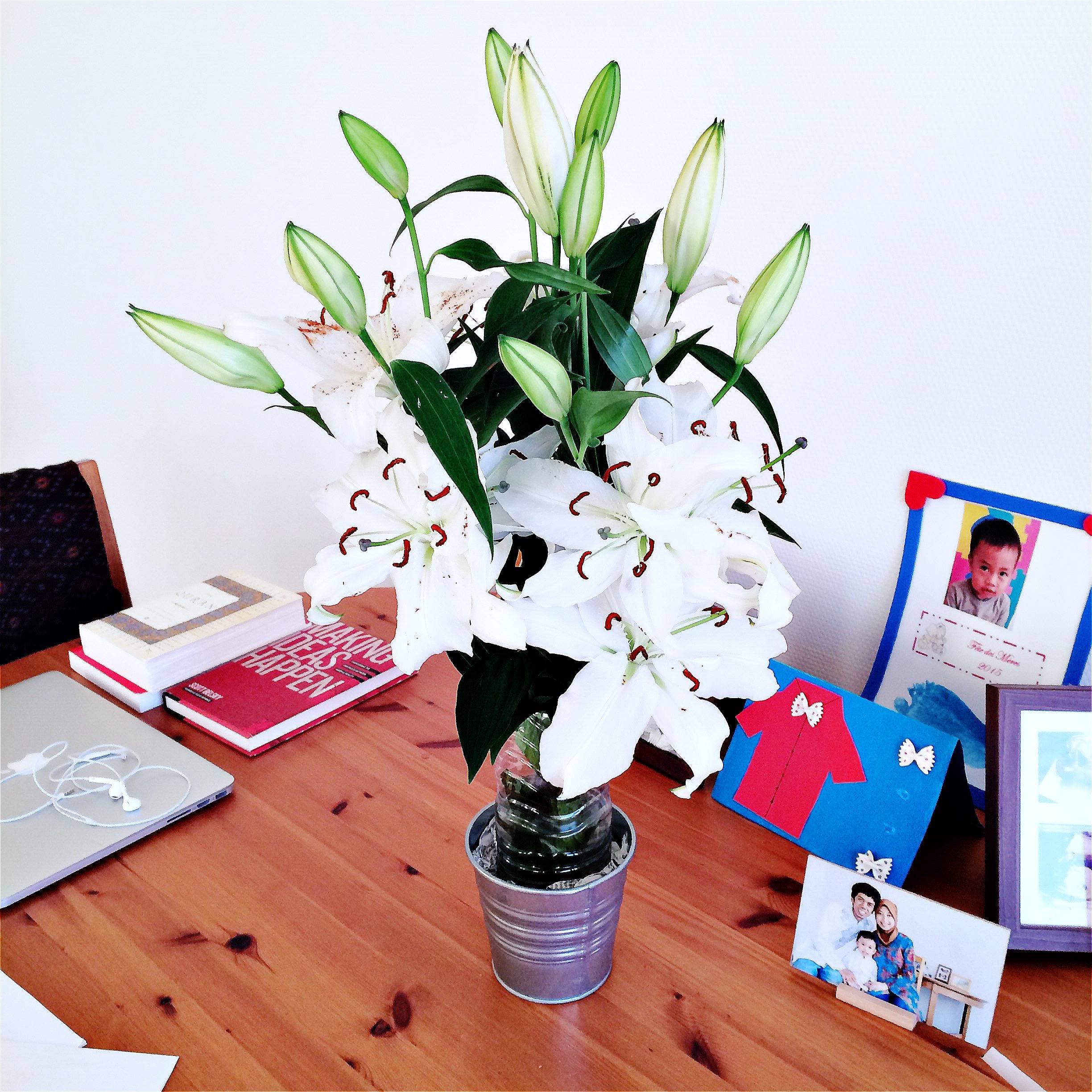 A lily bouquet
