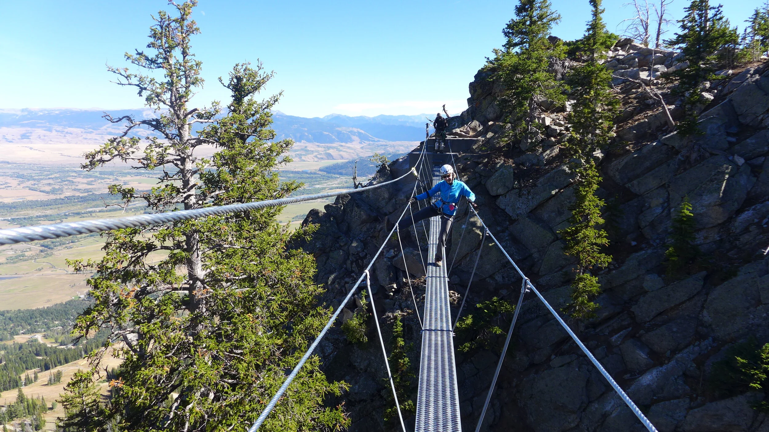 Jackson Hole Via Ferrata Bridge — Canyon Bridge