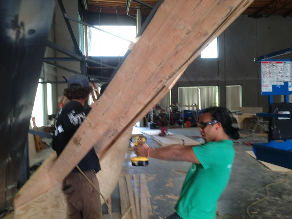 The Wall Climbing Gym Construction Photograph