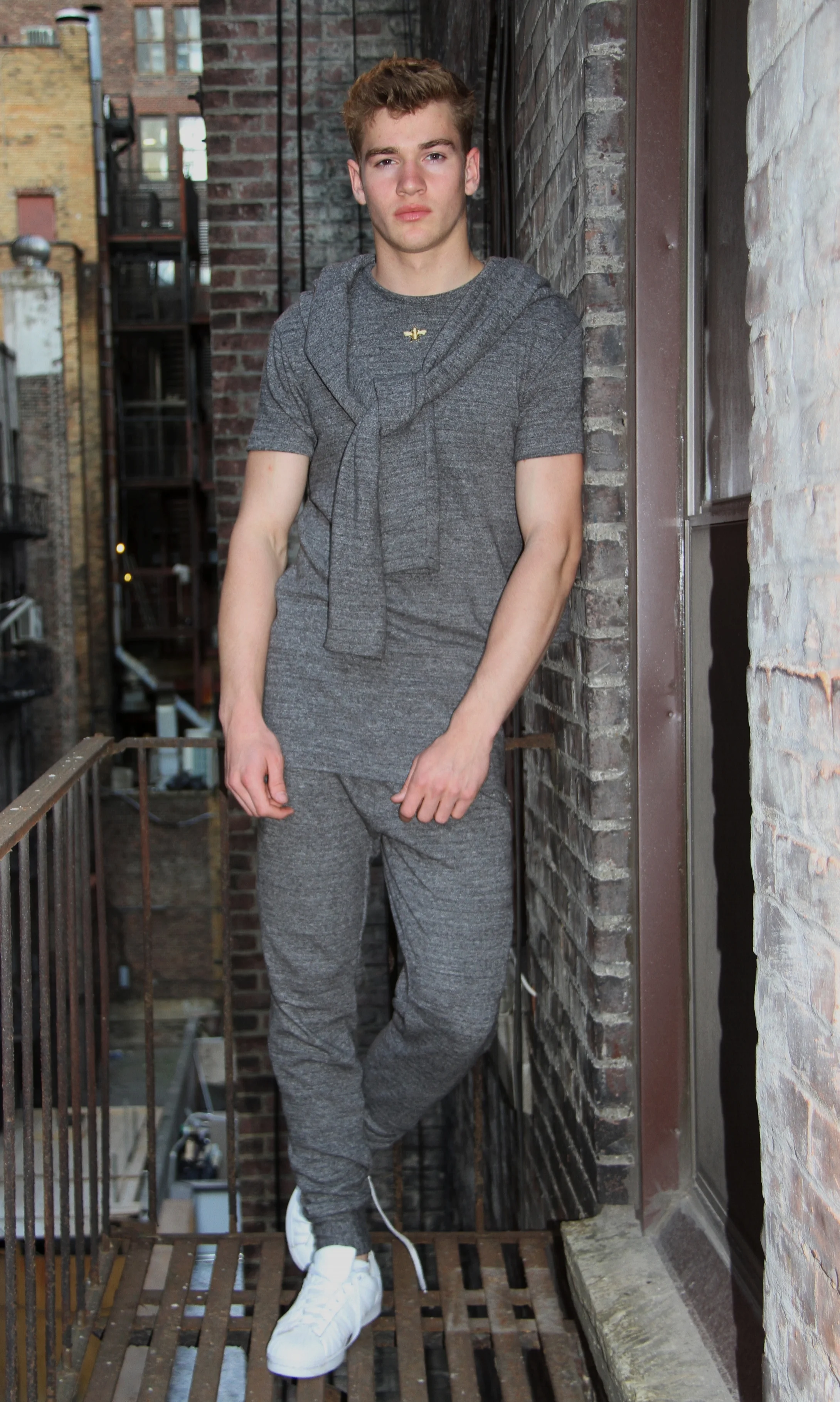 Knit Set-Short Sleeve Top