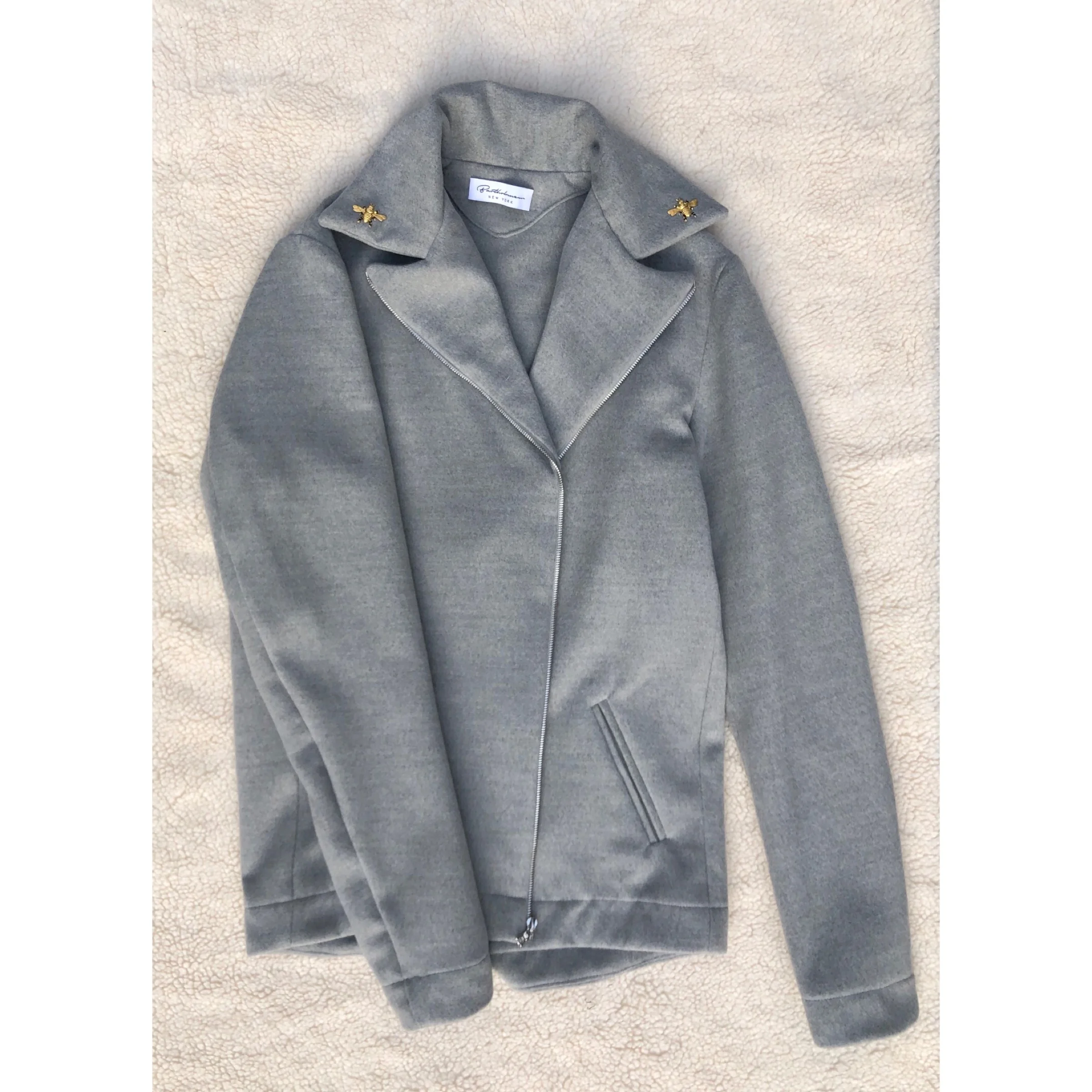 Barth Cashmere Biker - Grey