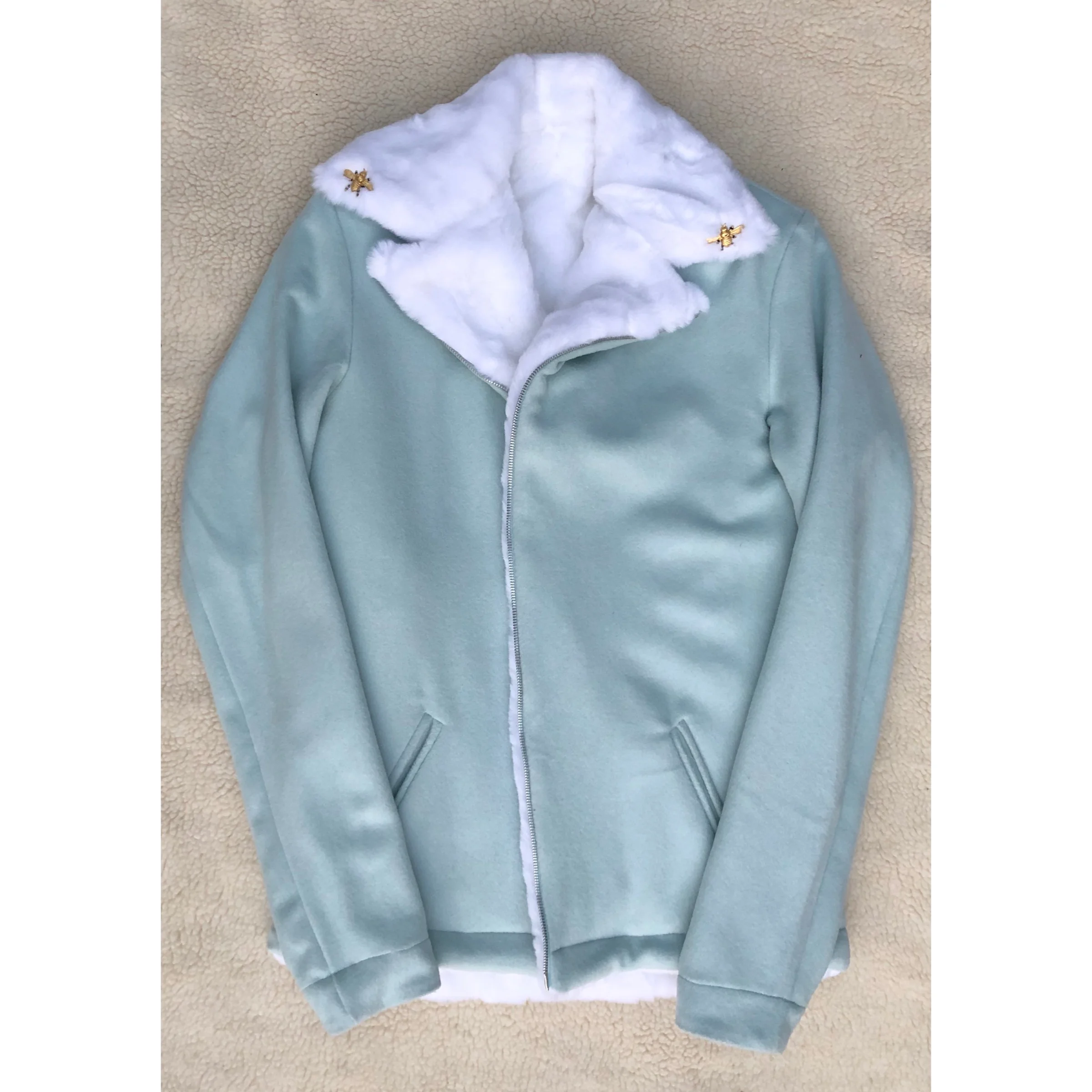 Barth Cashmere Biker - Sky Blue