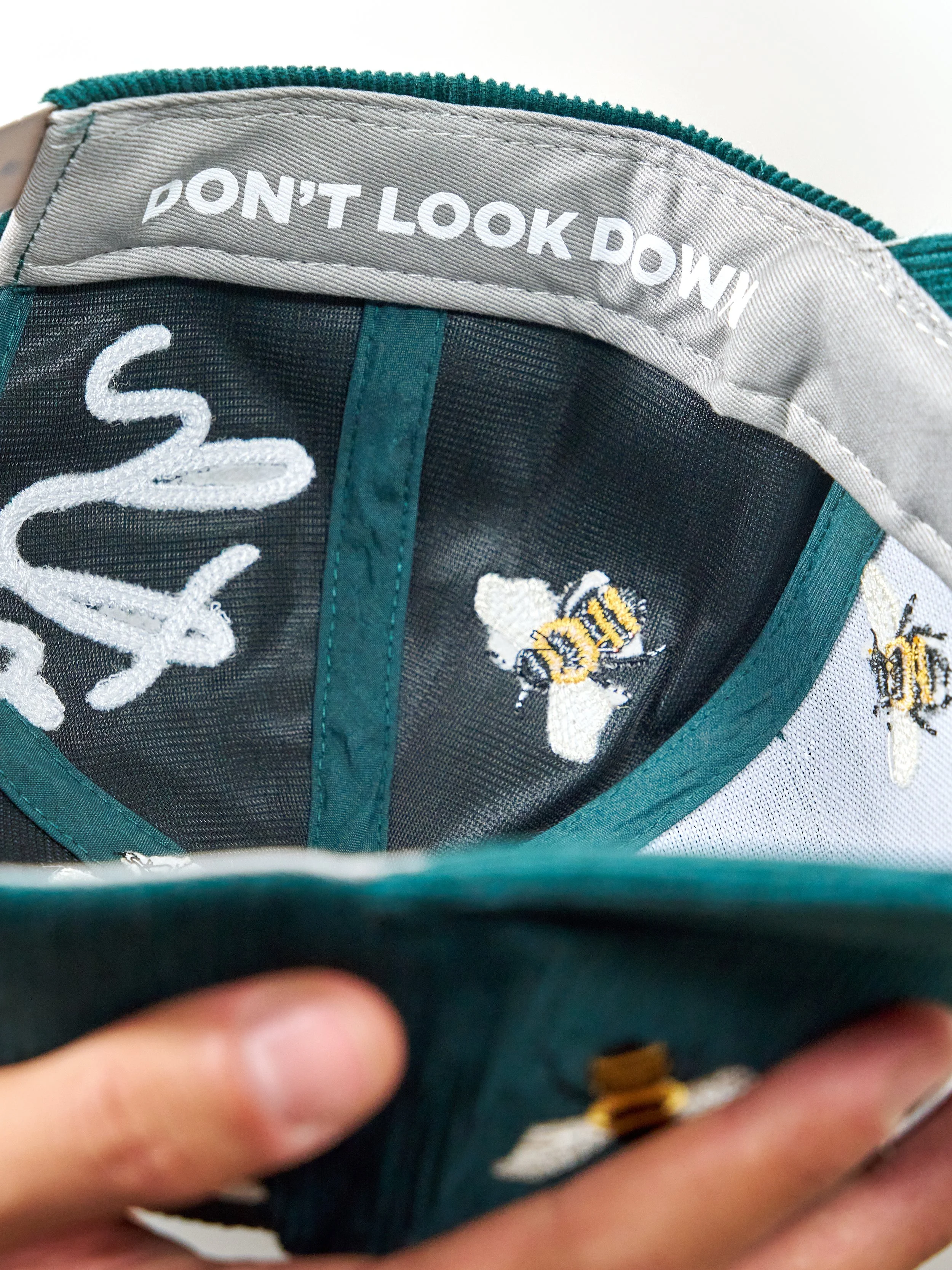 Barth NY Hat - Snapback - Hive - Emerald - Detail 3.jpg