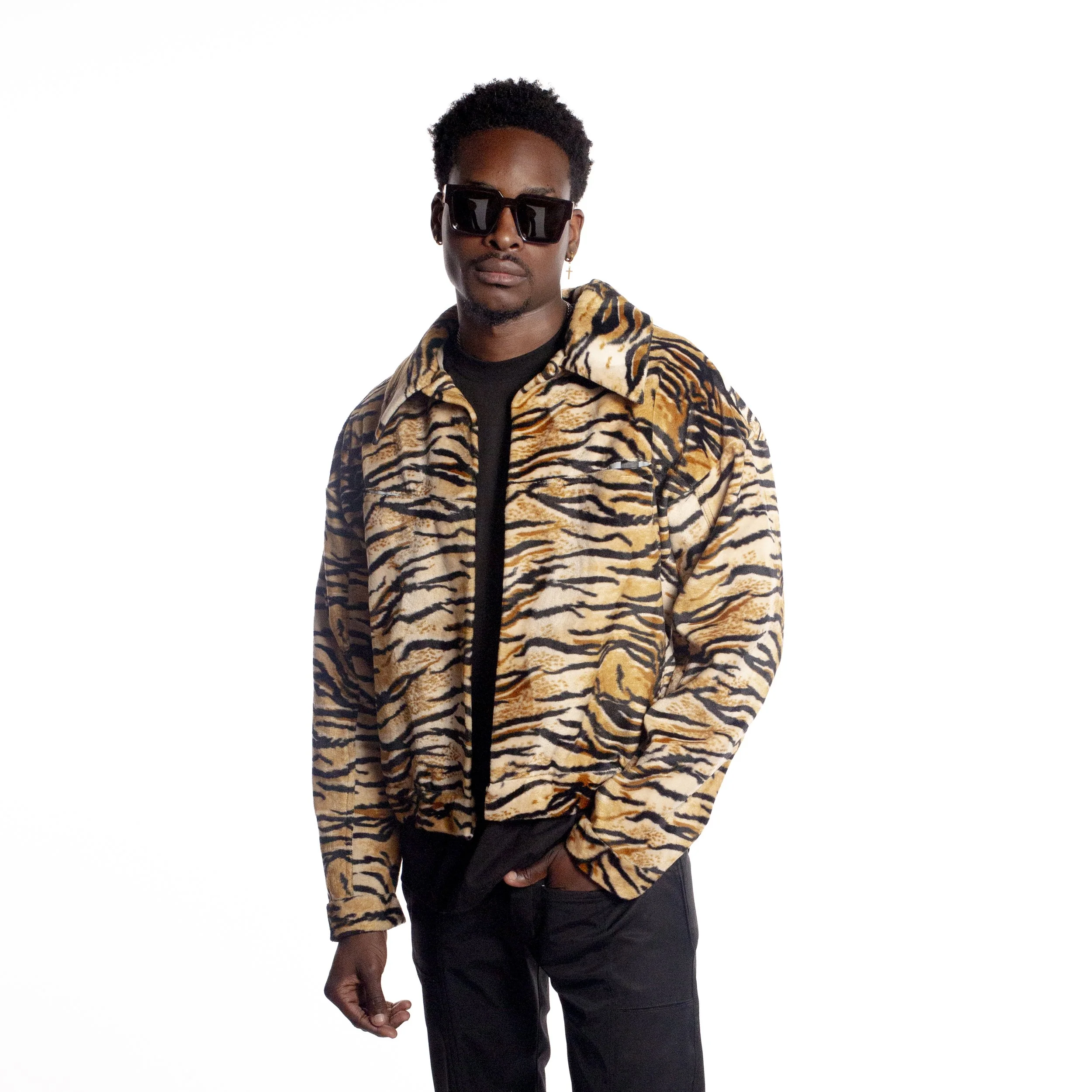 Barth Critter Denim Program Jacket- Tiger