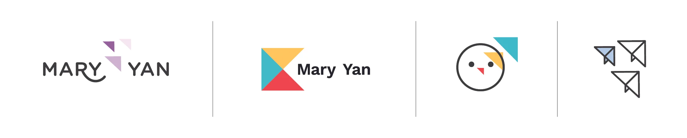 Early iterations of the logo