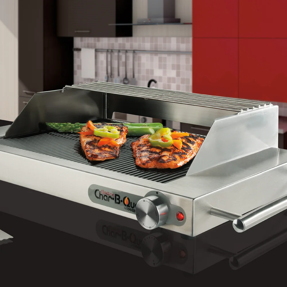 EA-90 Stainless Steel Windscreen / Splatter Shield &amp; Warmer Rack