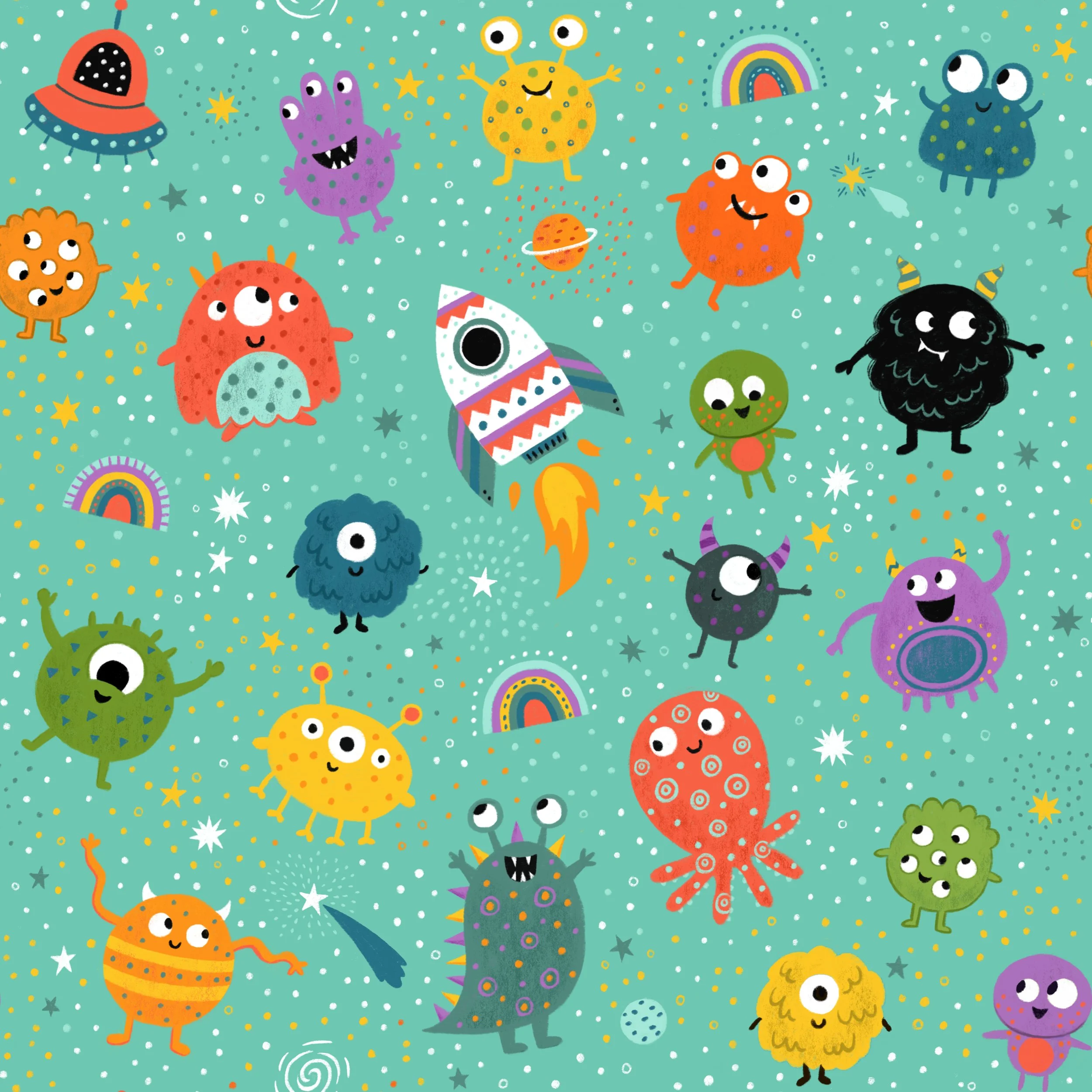 Monsters_pattern_seemlessfinal_differentangle.jpg