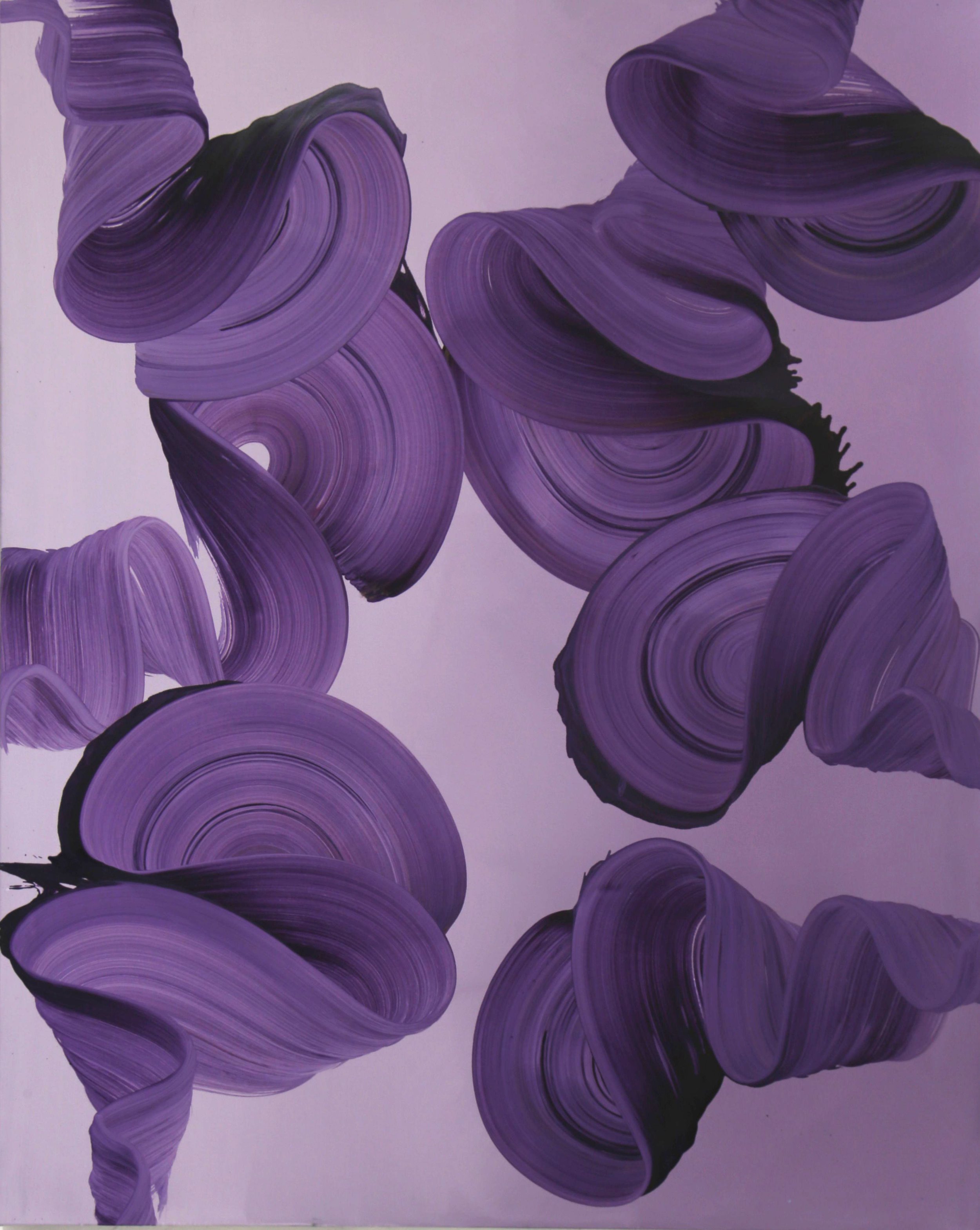   Purple Swirls &nbsp;60 x 48 in 