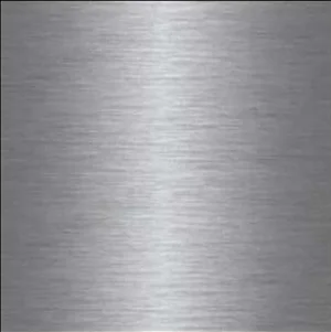 brushed stainless steel