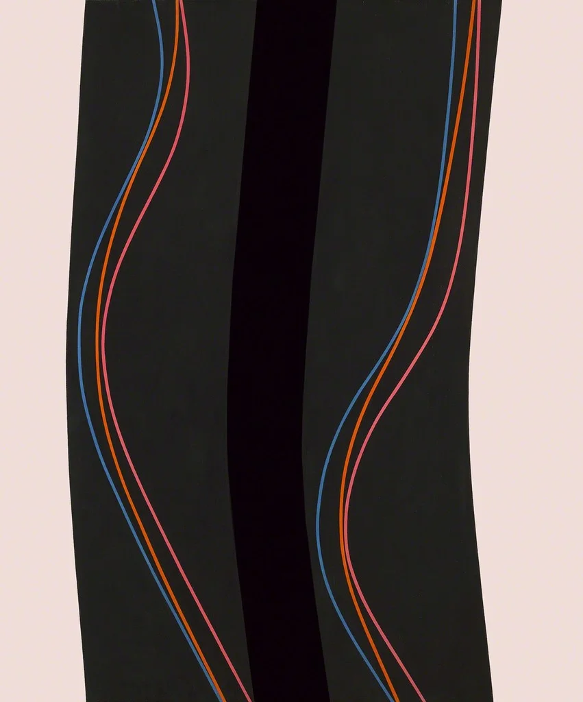 Lorser Feitelson, Untitled (October 25) , 1964, oil and enamel on canvas, 72 × 60 inches