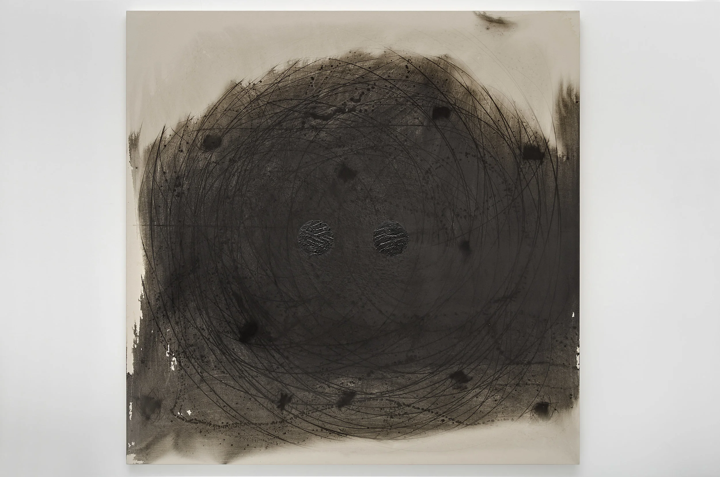 Lisa Diane Wedgeworth Sane Sister, Schizo Sister , 2015 oil and acrylic on canvas 72 x 72 inches; 182.9 x 182.9 centimeters