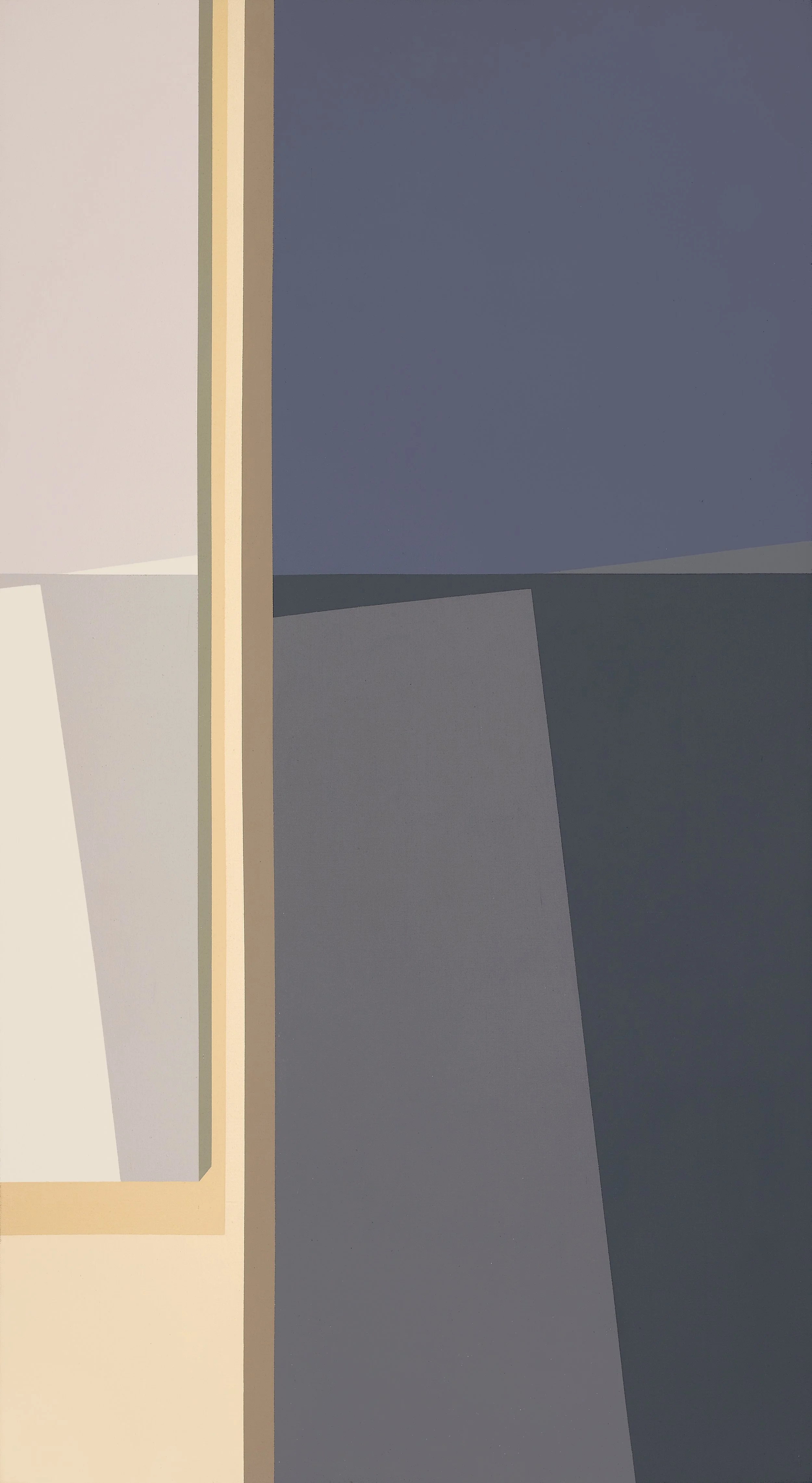 Helen Lundeberg (1908-1999) Untitled , 1970 acrylic on canvas 54 x 30 inches; 137.2 x 76.2 centimeters
