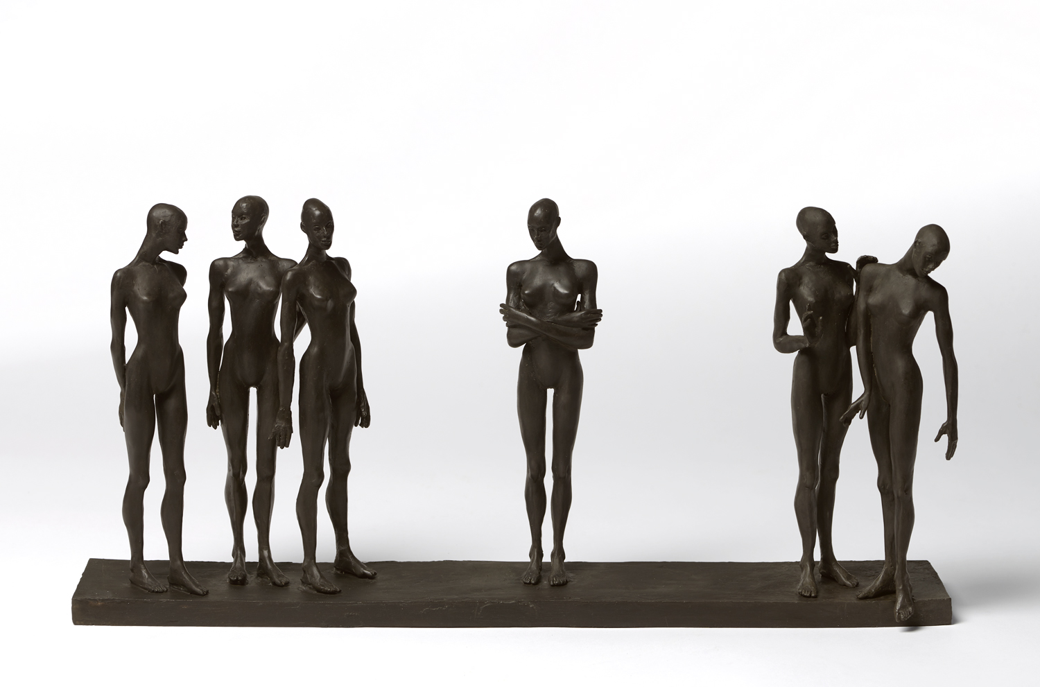 An Interesting Story , 2019 bronze 11 1/2 x 24 x 5 inches; 29.2 x 61 x 12.7 centimeters $18,000.00