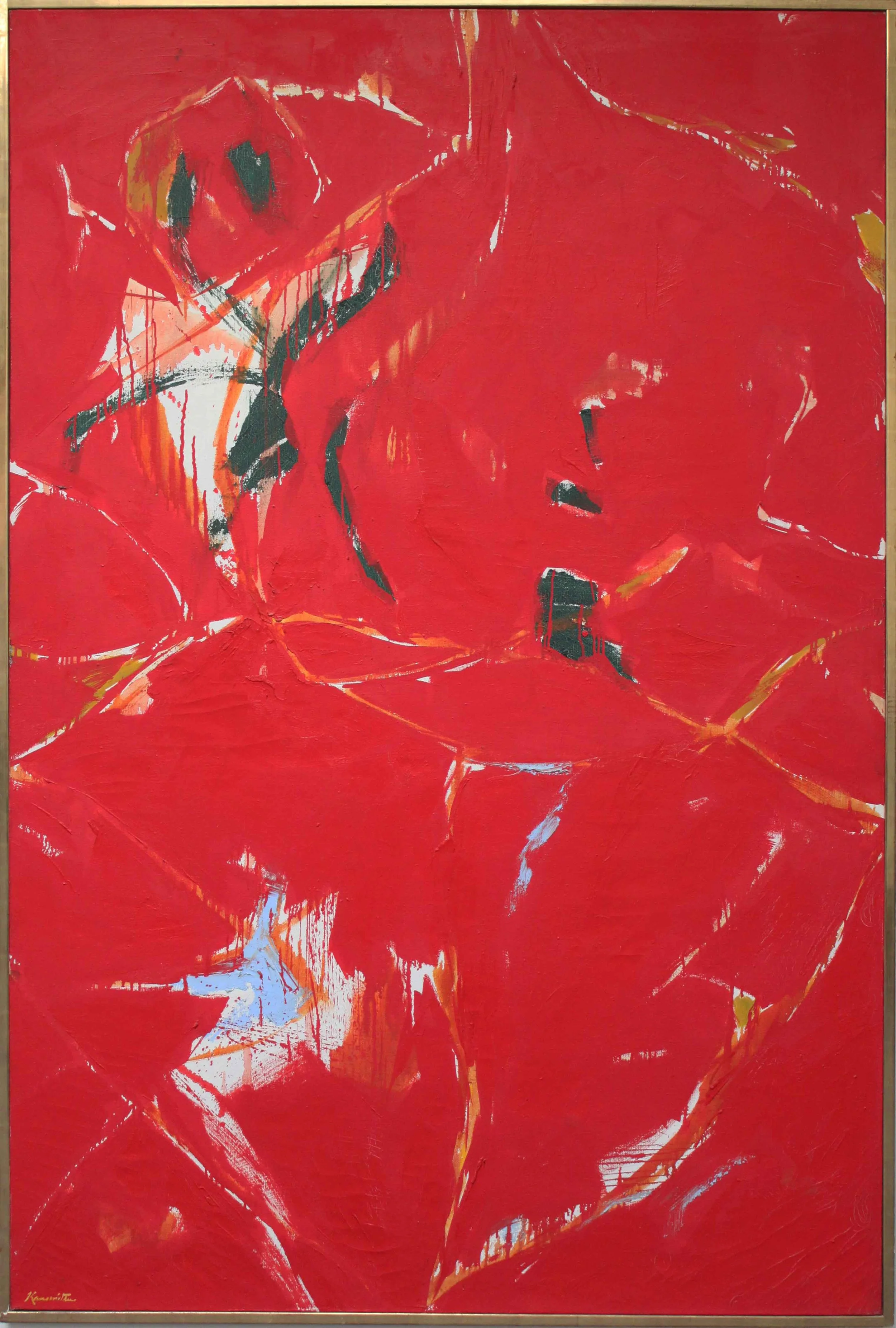 Tavern-on-Red , 1960 oil on canvas 72 x 48 inches; 182.9 x 121.9 centimeters $20,000