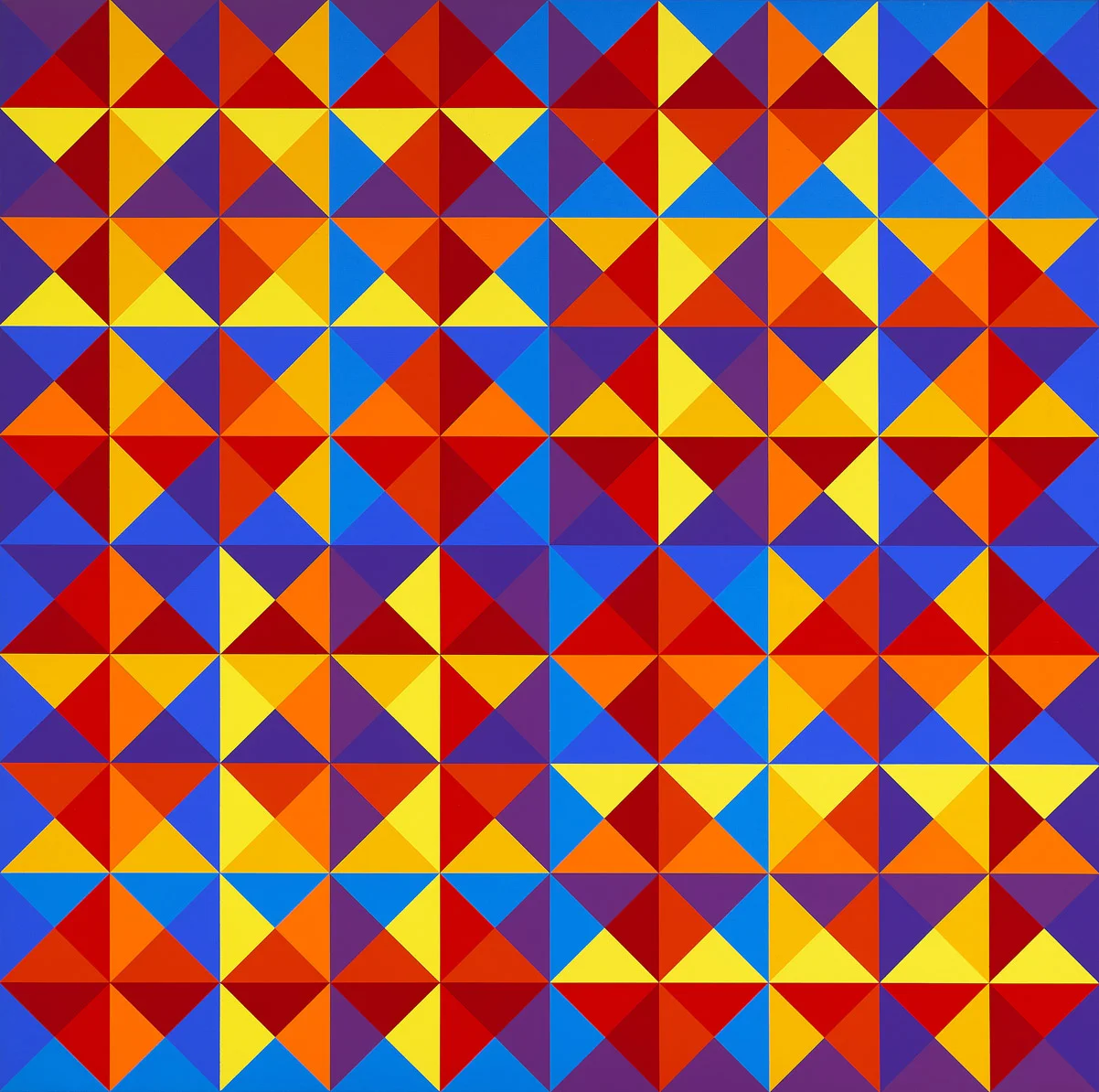 #1 , 1970 oil on canvas 57 x 57 inches; 144.8 x 144.8 centimeters