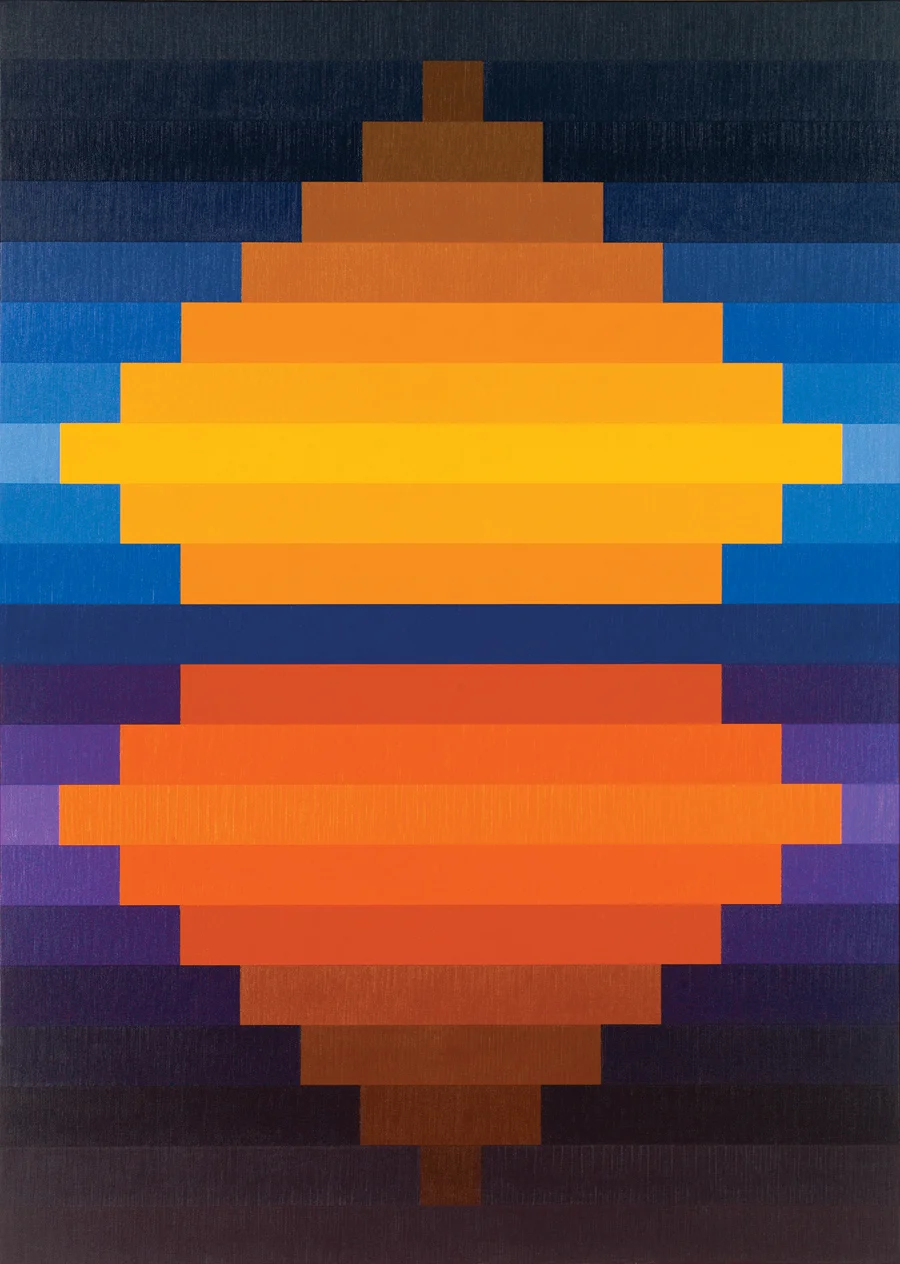 #10 , 1982 oil on canvas 63 x 45 inches; 160 x 114.3 centimeters