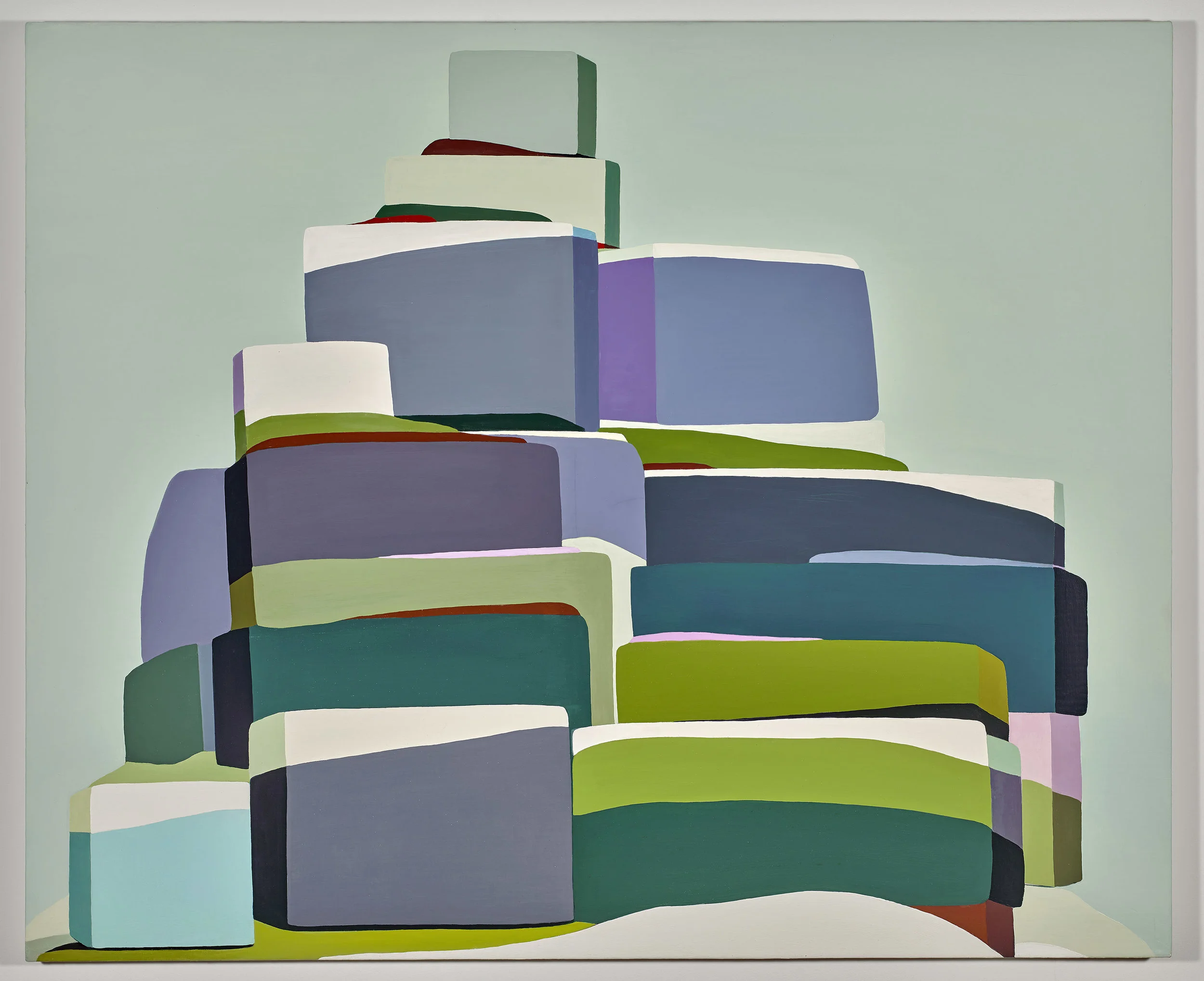 Louise Belcourt Mound #17 , 2012-14 oil on canvas 42 x 52 inches; 106.7 x 132.1 centimeters