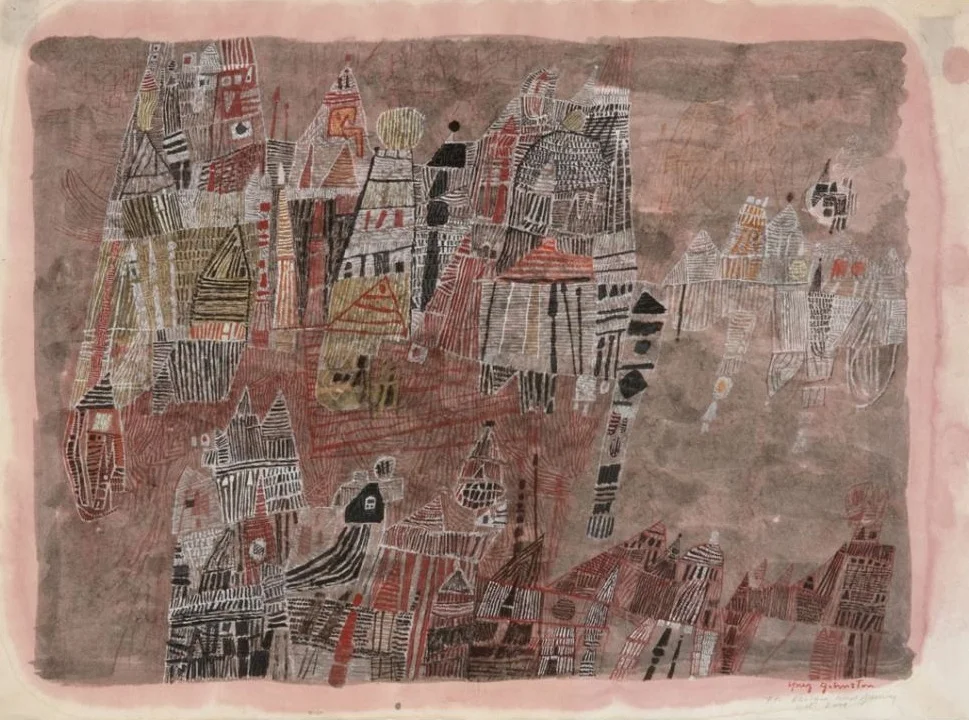 Untitled Composition , circa 1960s watercolor on paper 21 1/2 x 29 inches; 54.6 x 73.7 centimeters