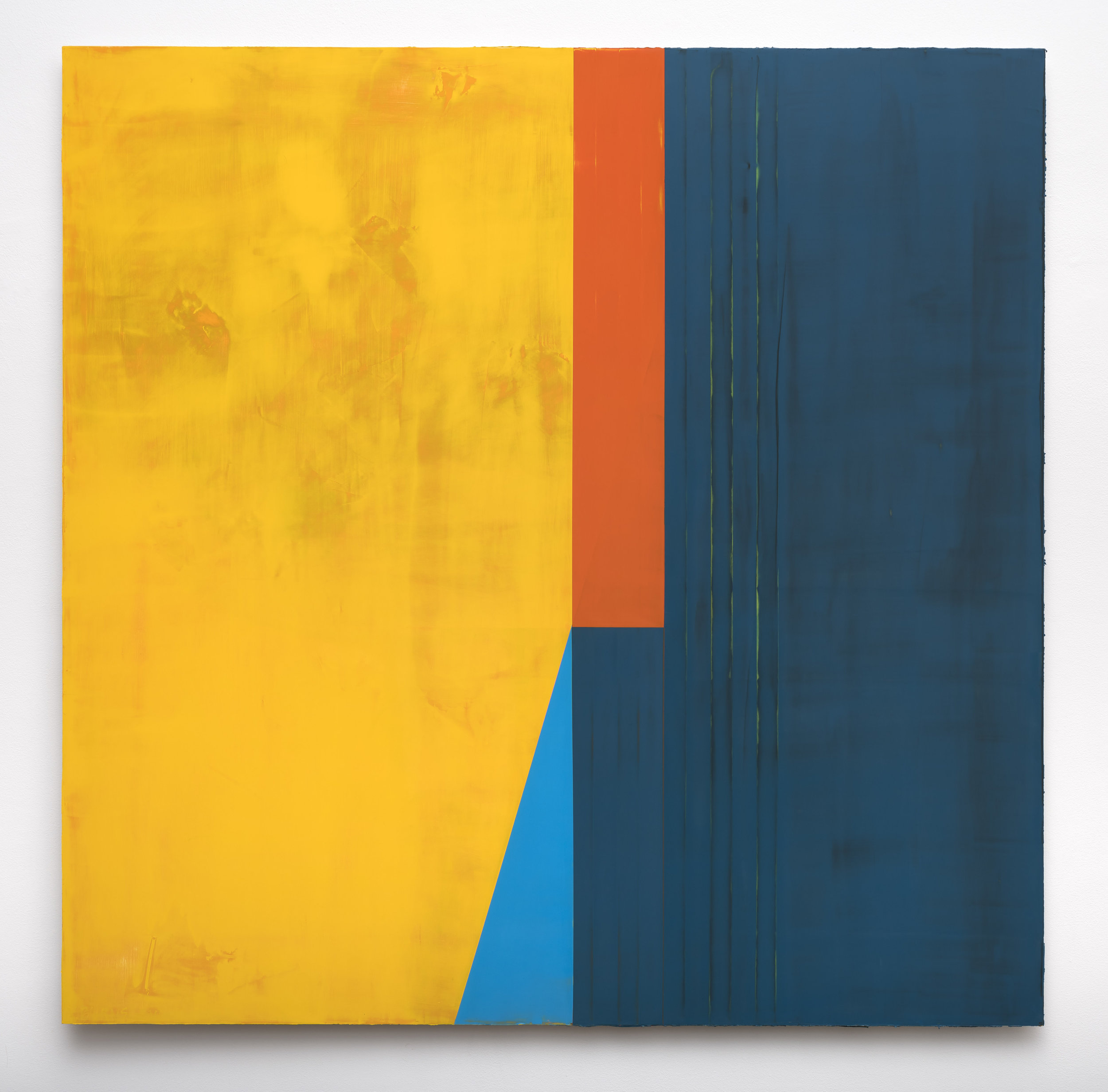 10:11 AM 6/19/16 , 2016 oil on Alu-DiBond 60 x 60 inches; 152.4 x 152.4 centimeters