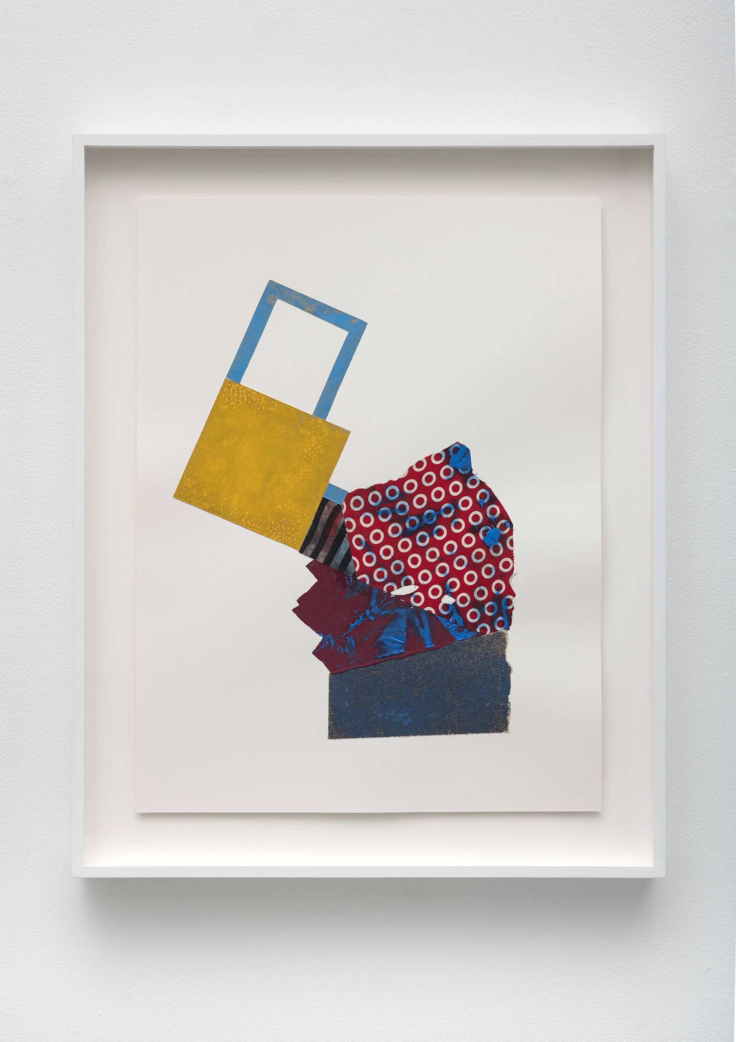 Structure I , 2019 sandpaper and dried pigment/painting rags on board 20 x 15 inches; 50.8 x 38.1 centimeters