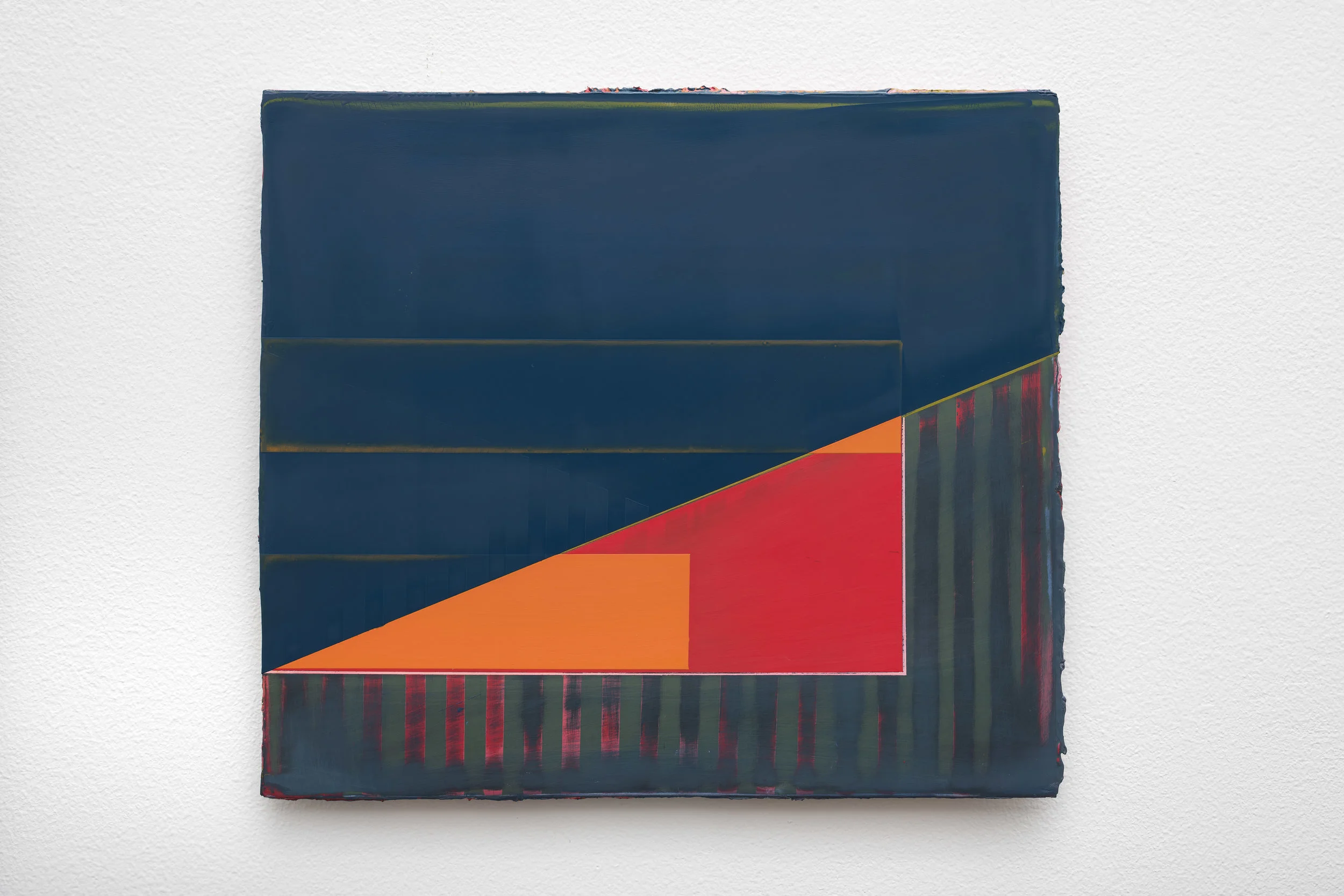 6:37 PM 6/30/16 , 2016 oil on Alu-DiBond 10 x 11 inches; 25.4 x 27.9 centimeters