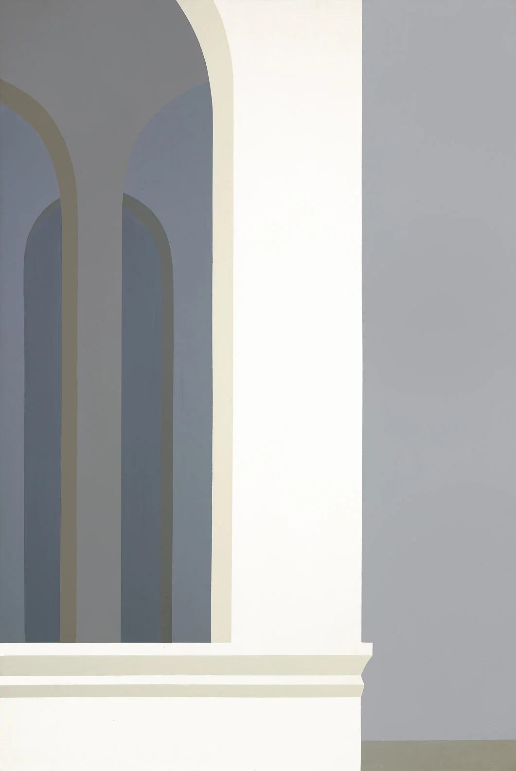 Untitled (Classic Landscape, March) , 1973 acrylic on canvas 60 x 40 inches; 152.4 x 101.6 centimeters