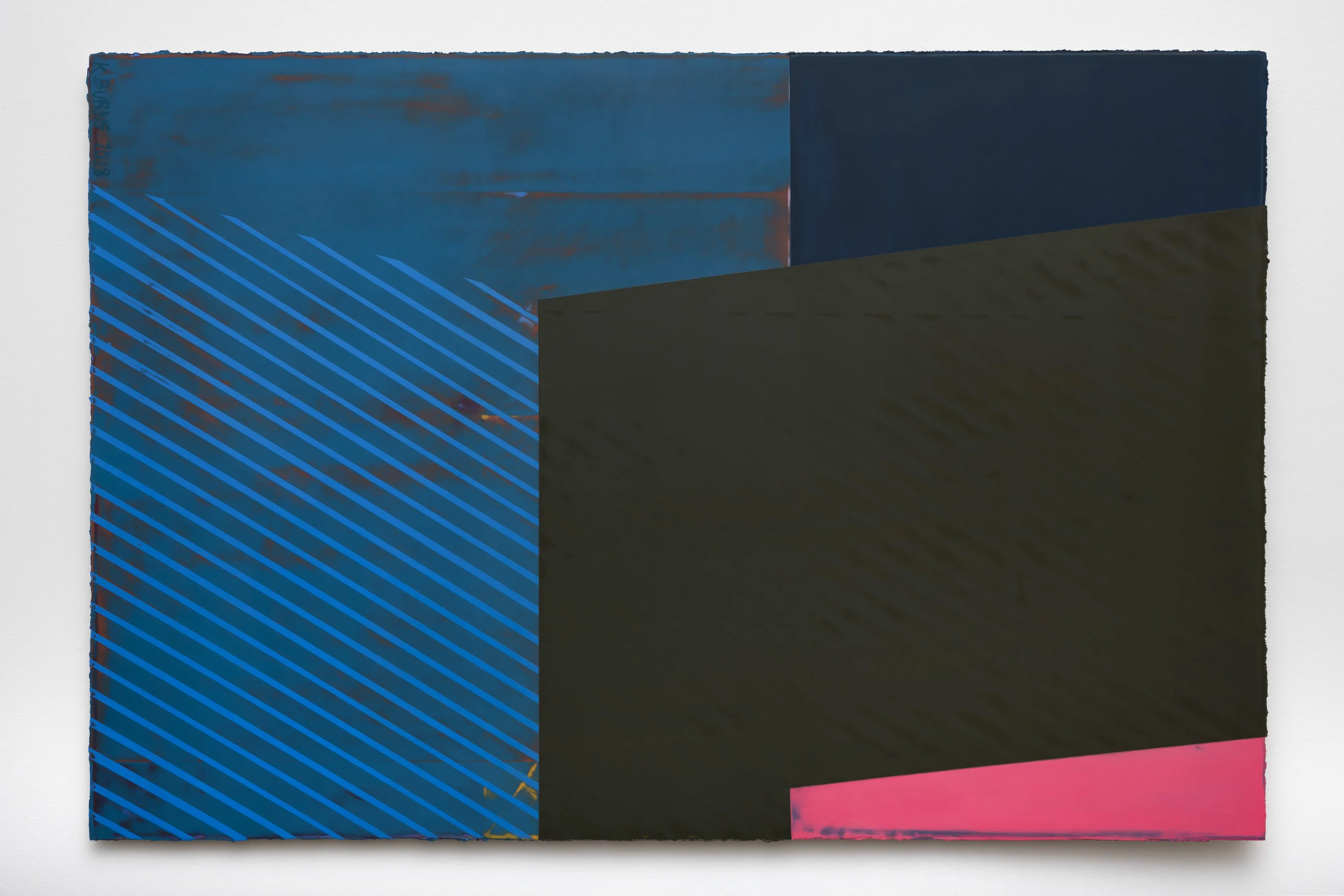 6:19 PM 6/15/18 , 2018 oil on Alu-DiBond 60 x 40 inches; 152.4 x 101.6 centimeters $16,000.00