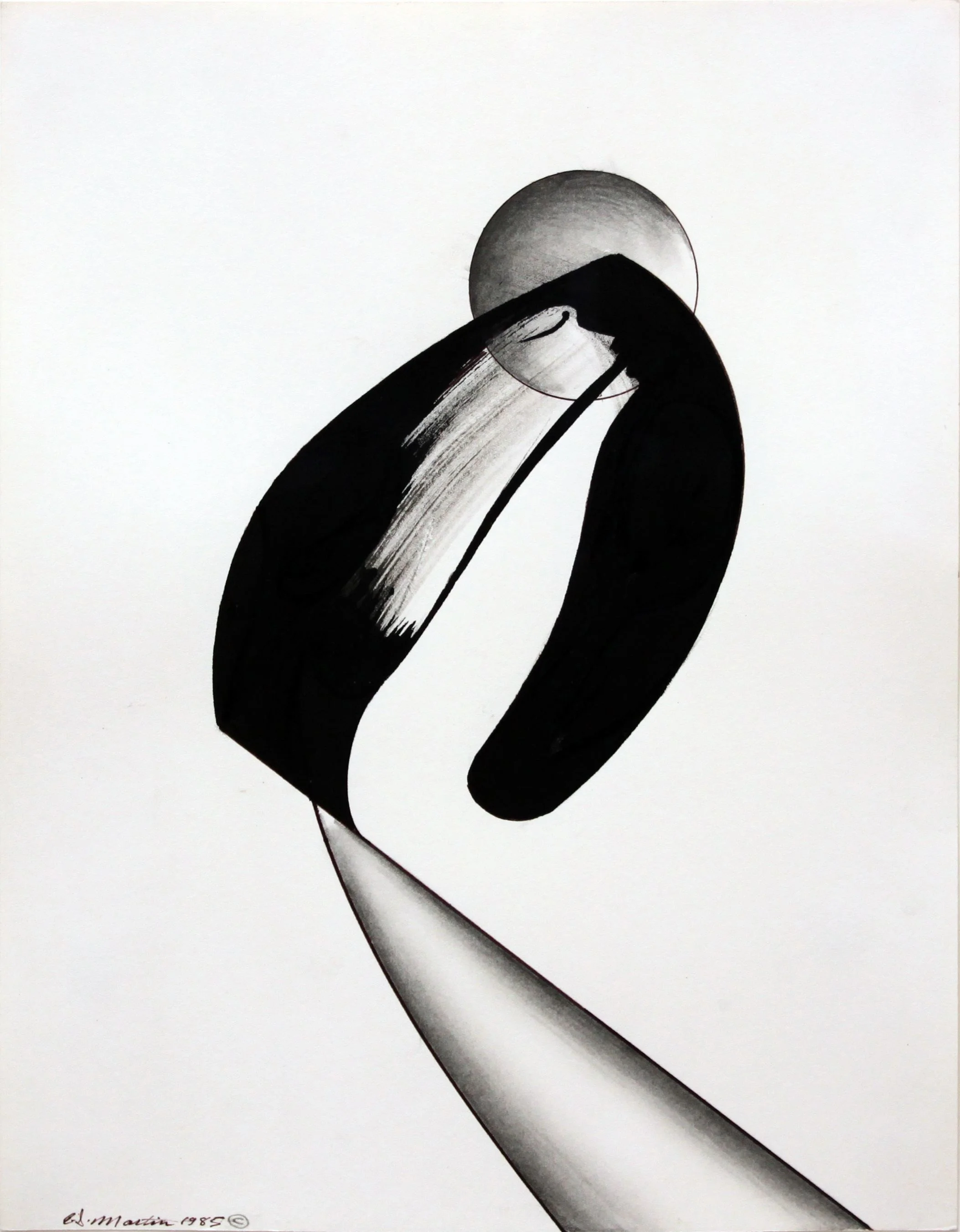 Untitled , 1985 pen, ink and graphite 13 3/4 x 10 3/4 inches; 34.9 x 27.3 centimeters