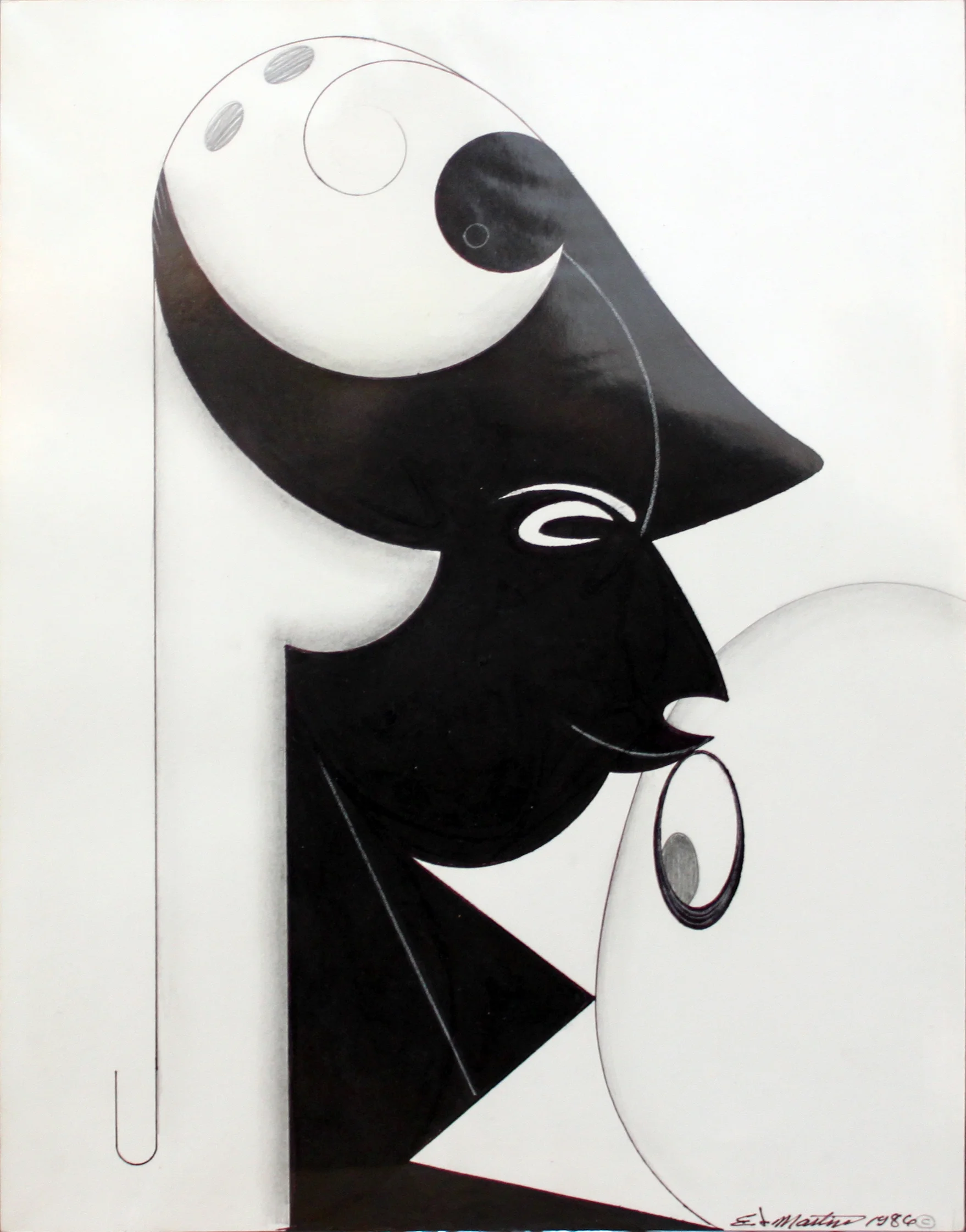 Untitled , 1986 pen, ink and graphite 13 3/4 x 10 3/4 inches; 34.9 x 27.3 centimeters
