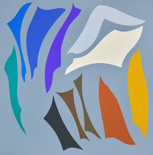 #3 , 1992 oil on canvas 48 x 48 inches; 121.9 x 121.9 centimeters